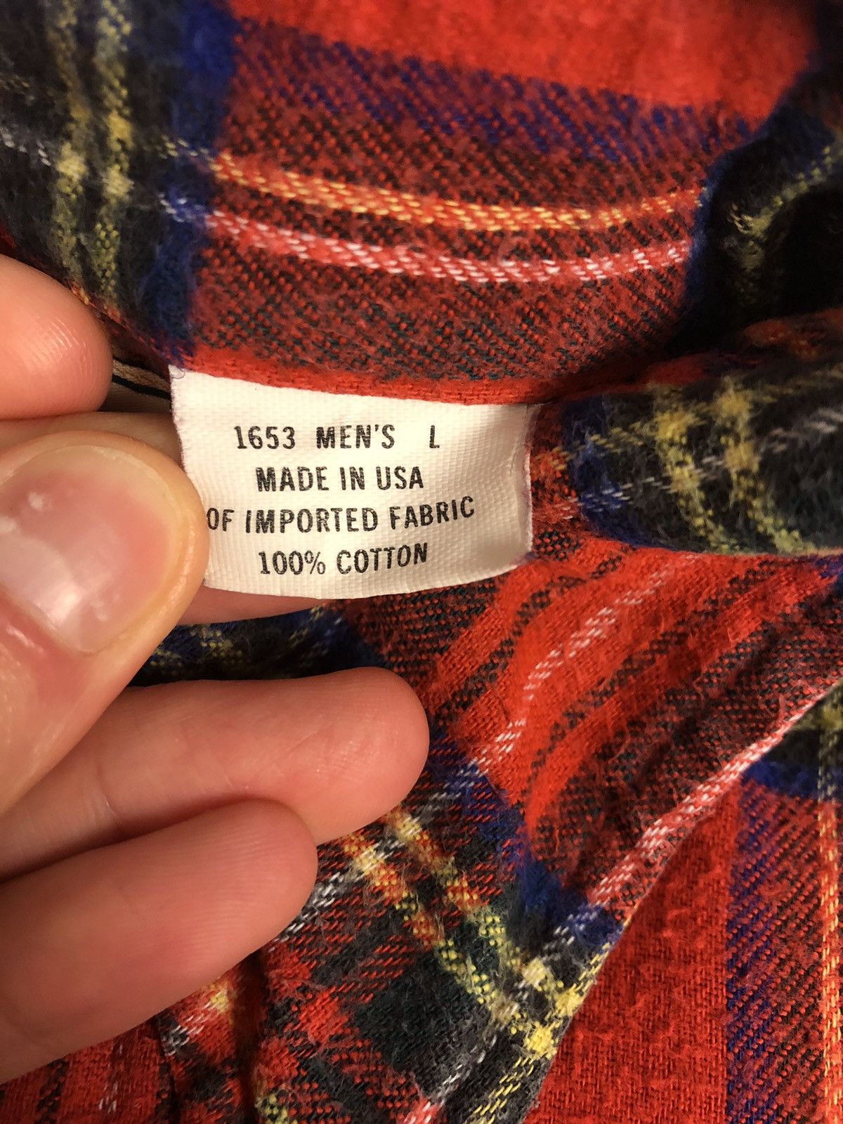 L.L. Bean × Vintage L.L. BEAN GREAT QUALITY FLANNEL SHIRT MADE IN USA BUTTON UP Size US L / EU 52-54 / 3 - 4 Thumbnail