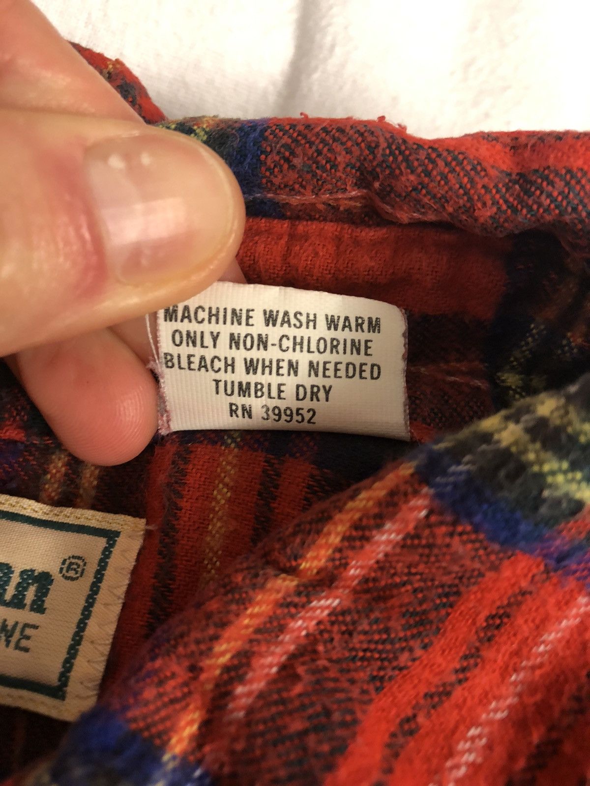 L.L. Bean × Vintage L.L. BEAN GREAT QUALITY FLANNEL SHIRT MADE IN USA BUTTON UP Size US L / EU 52-54 / 3 - 5 Thumbnail