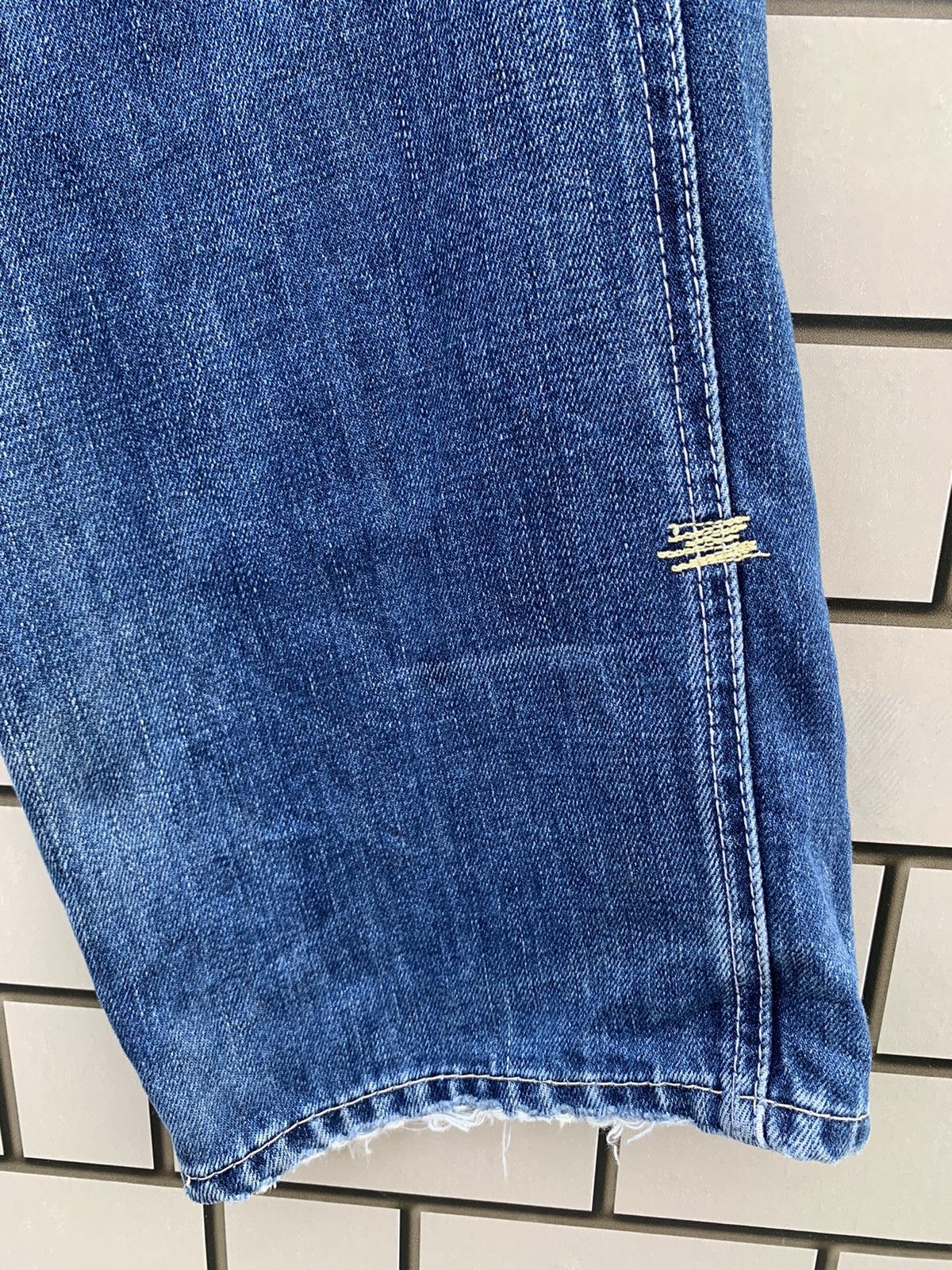 Levi's × Vintage Vintage Levis Lot 502 Distressed Denim Yellow Tag Size US 34 / EU 50 - 6 Thumbnail
