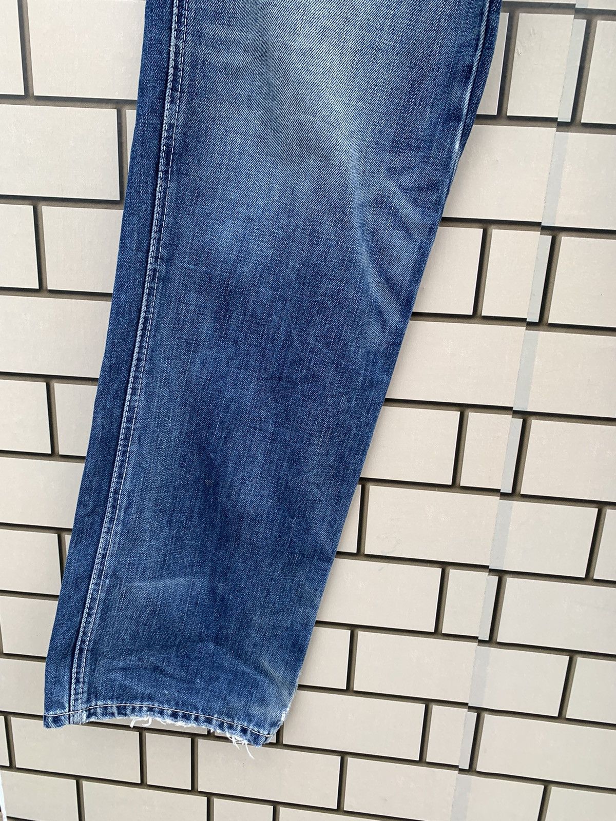 Levi's × Vintage Vintage Levis Lot 502 Distressed Denim Yellow Tag Size US 34 / EU 50 - 4 Thumbnail