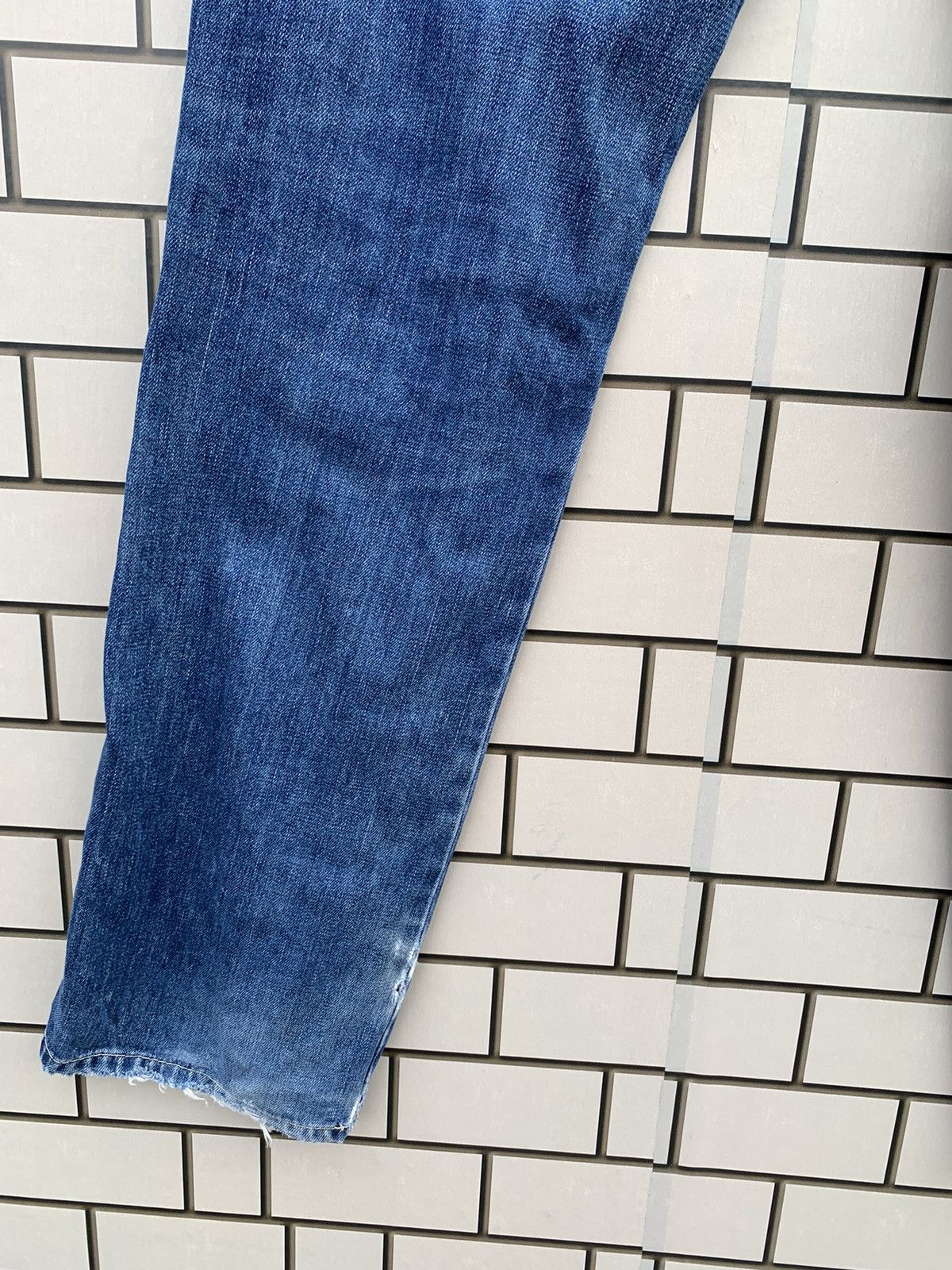 Levi's × Vintage Vintage Levis Lot 502 Distressed Denim Yellow Tag Size US 34 / EU 50 - 14 Thumbnail