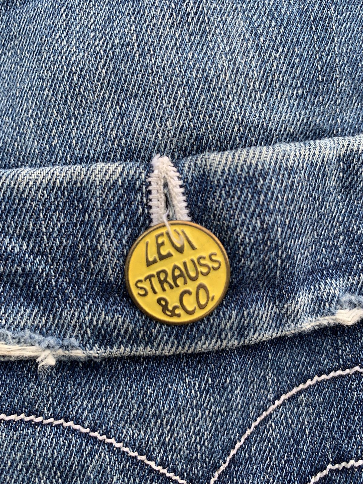 Levi's × Vintage Vintage Levis Lot 502 Distressed Denim Yellow Tag Size US 34 / EU 50 - 21 Thumbnail