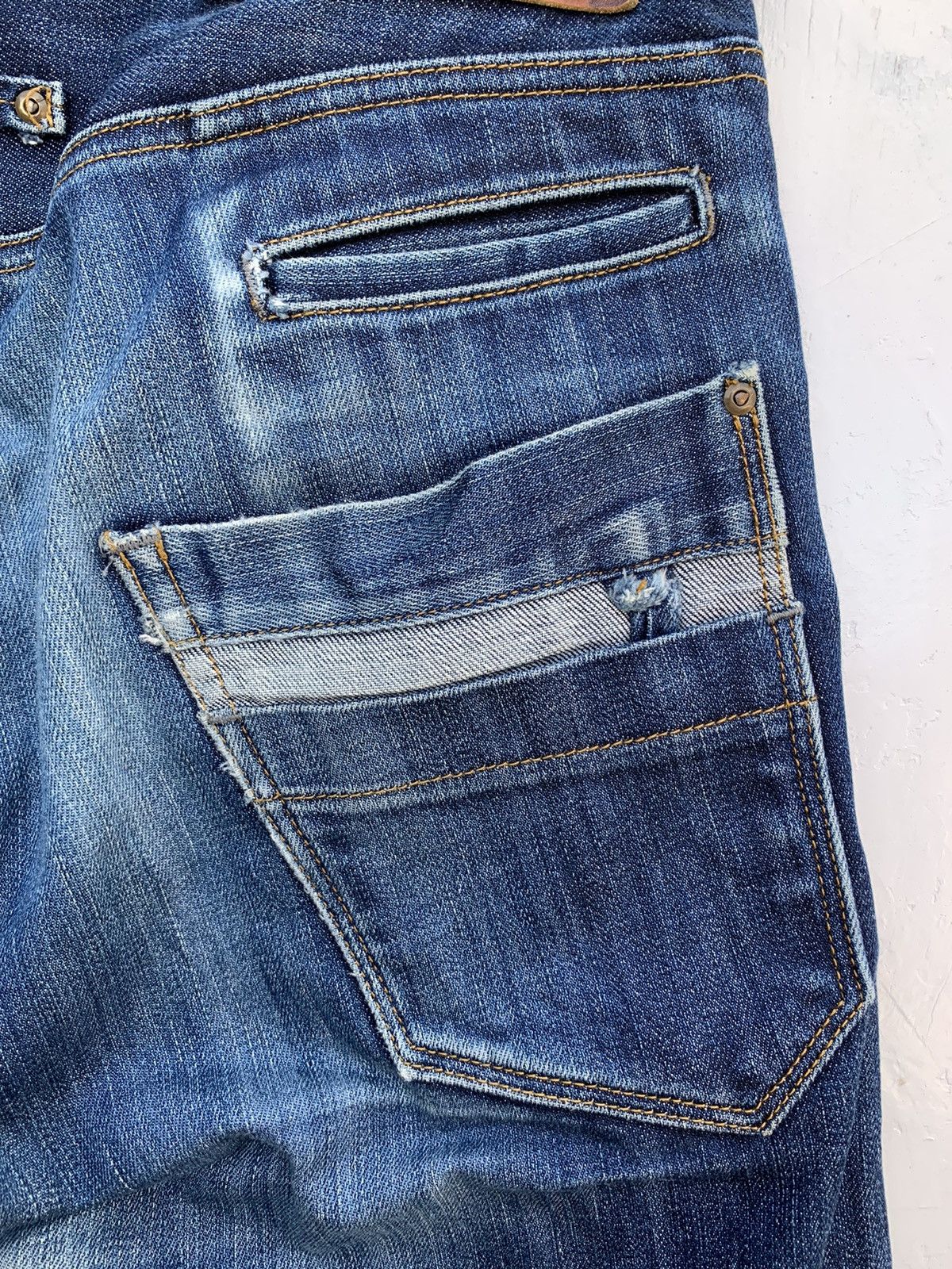 Japanese Brand × Johnbull Japanese Brand John Bull Distressed Denim Jeans Size US 34 / EU 50 - 17 Thumbnail