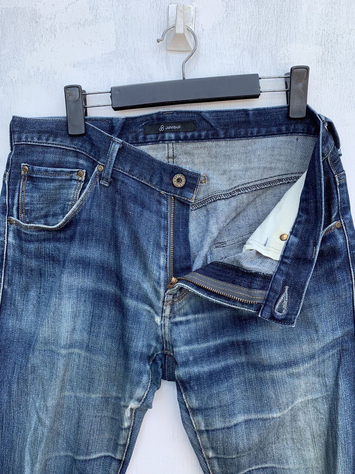 Japanese Brand × Johnbull Japanese Brand John Bull Distressed Denim Jeans Size US 34 / EU 50 - 11 Thumbnail