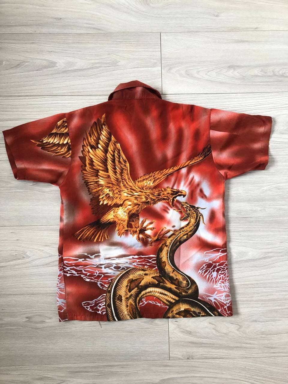 Vintage Japanese Brand Dragon Shirt Size US M / EU 48-50 / 2 - 2 Thumbnail