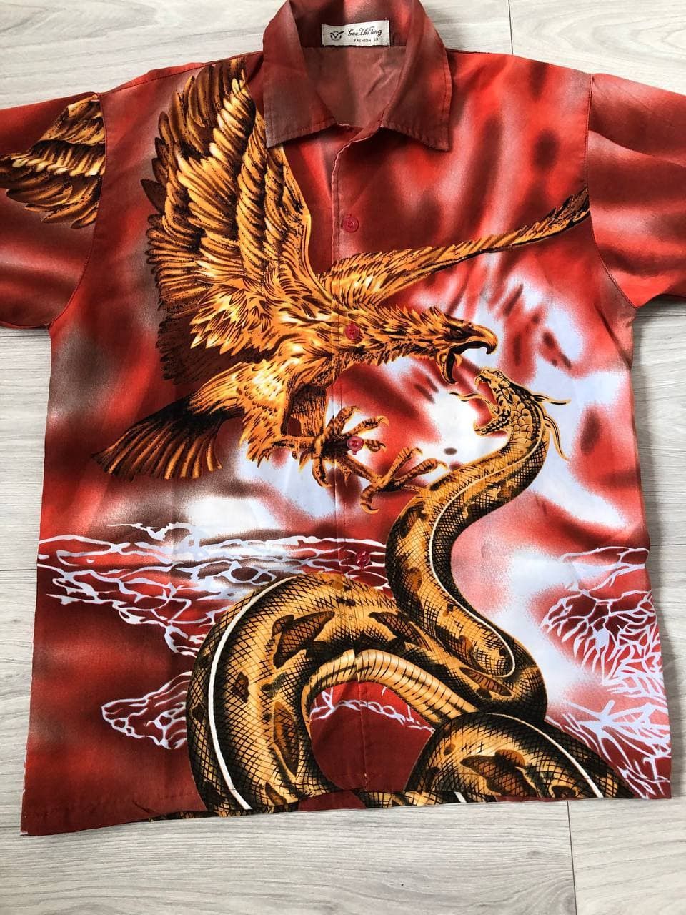 Vintage Japanese Brand Dragon Shirt Size US M / EU 48-50 / 2 - 3 Thumbnail