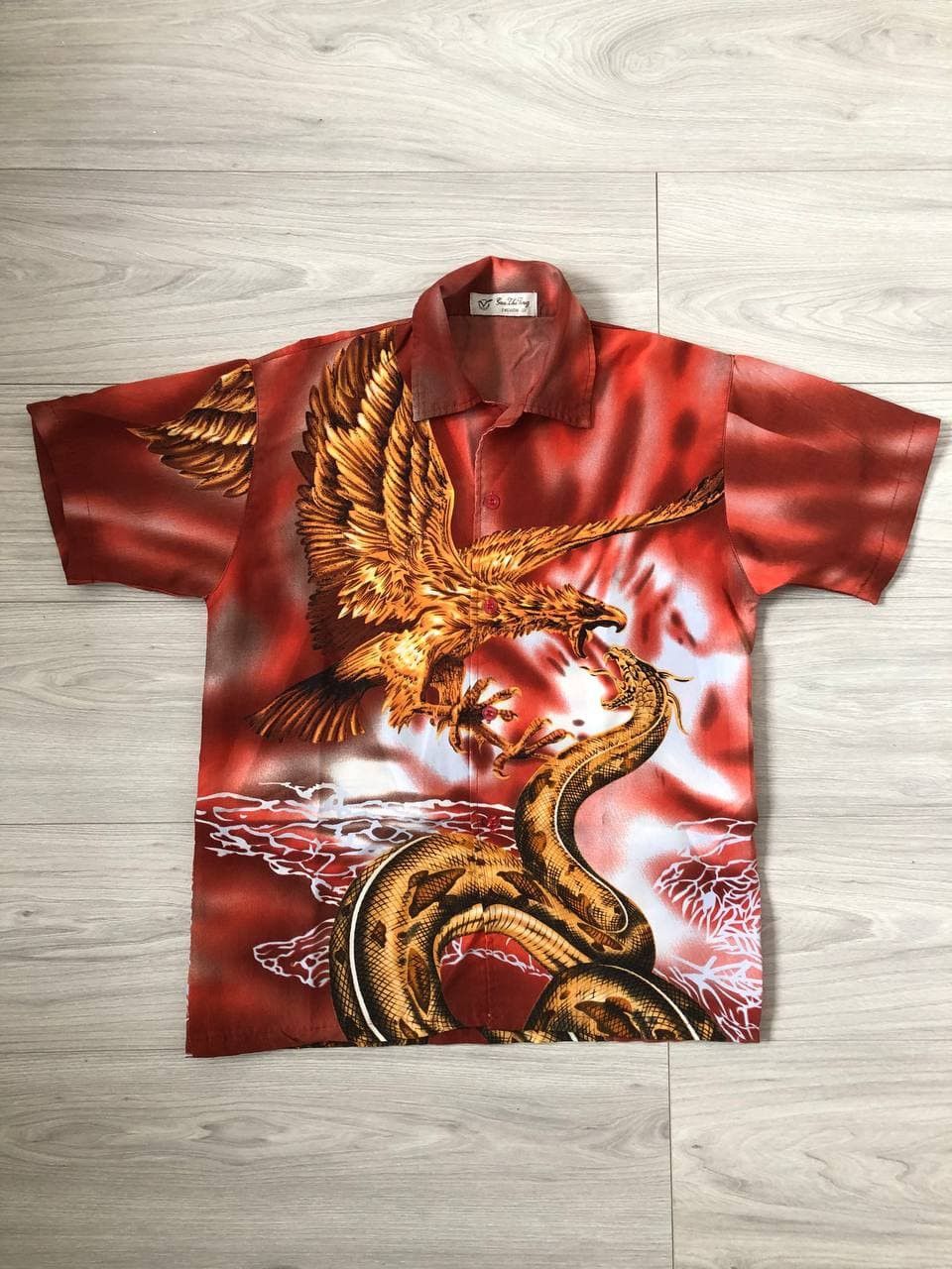 Vintage Japanese Brand Dragon Shirt Size US M / EU 48-50 / 2 - 1 Thumbnail