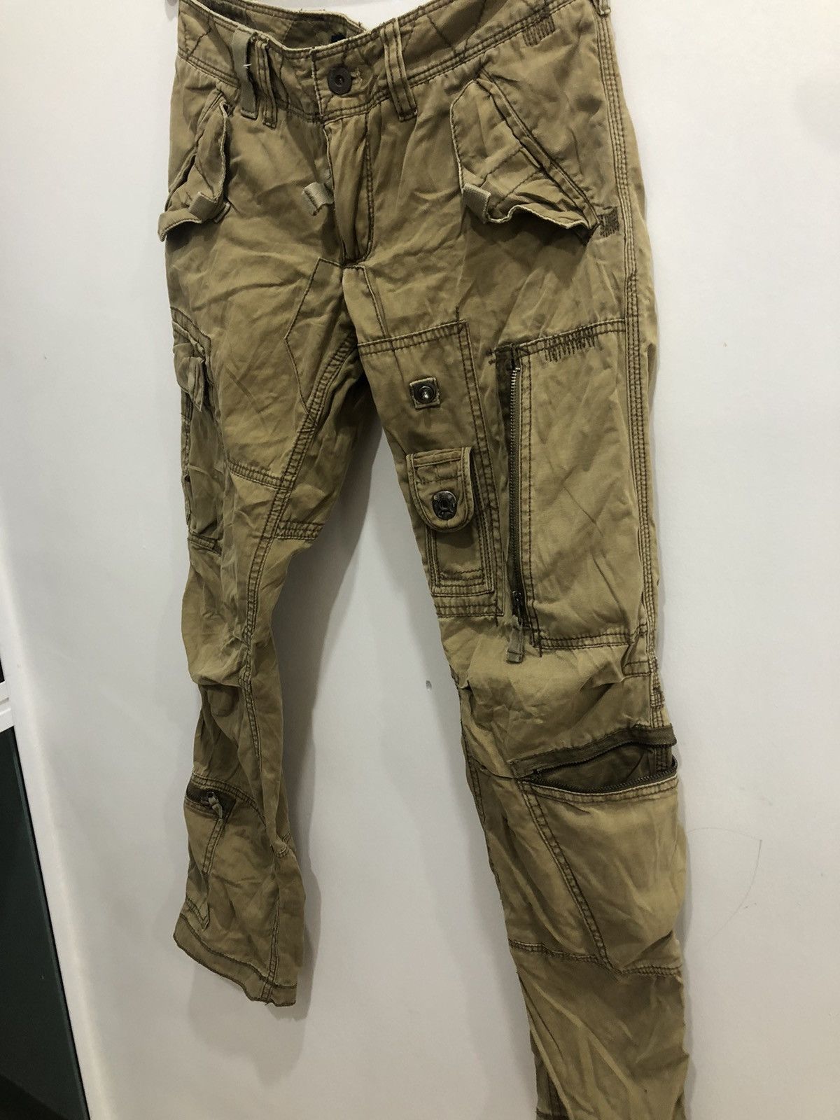 Polo Ralph Lauren Polo Ralph Lauren Cargo Multipocket Tactical Parachute Pants Size US 29 - 3 Thumbnail