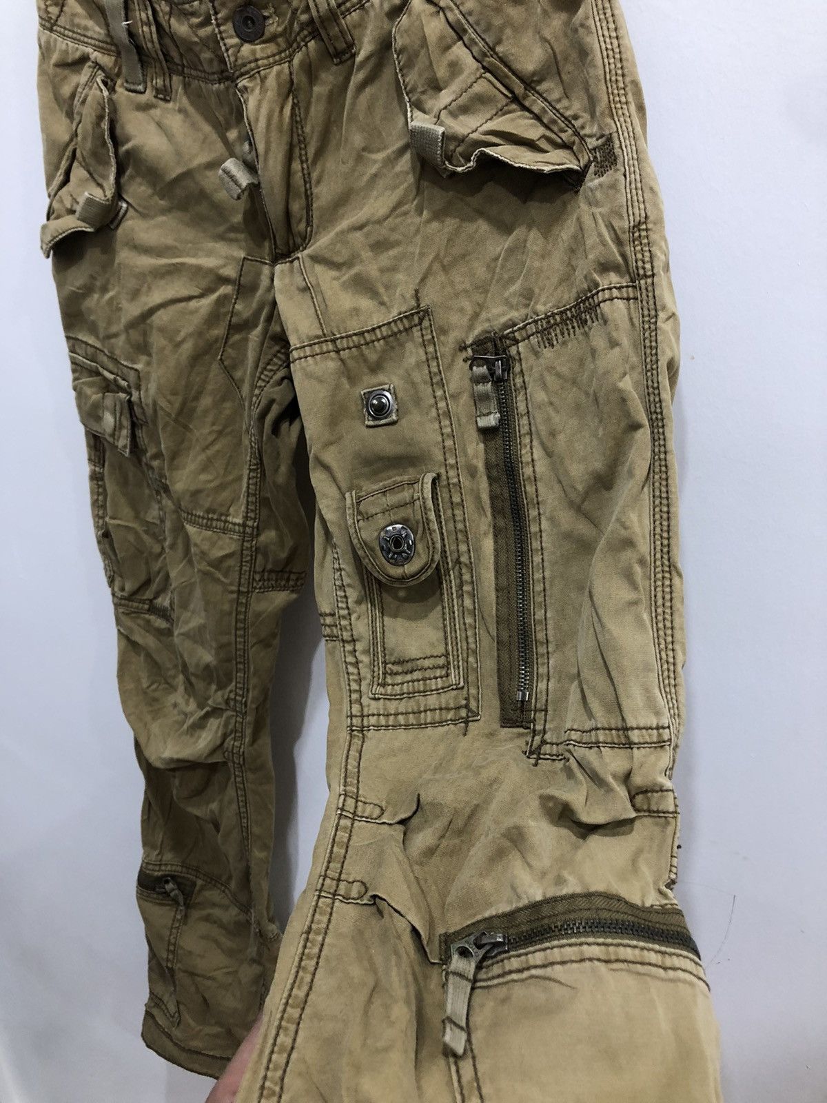 Polo Ralph Lauren Polo Ralph Lauren Cargo Multipocket Tactical Parachute Pants Size US 29 - 8 Thumbnail