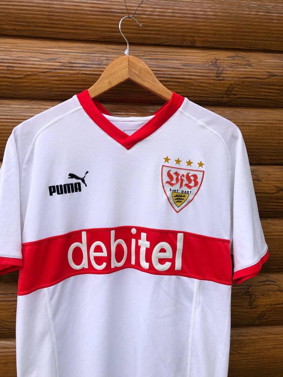 Puma × Vintage STUTTGART HOME FOOTBALL SHIRT SOCCER JERSEY PUMA Size US M / EU 48-50 / 2 - 2 Thumbnail