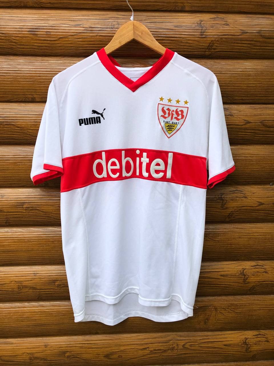 Puma × Vintage STUTTGART HOME FOOTBALL SHIRT SOCCER JERSEY PUMA Size US M / EU 48-50 / 2 - 1 Thumbnail