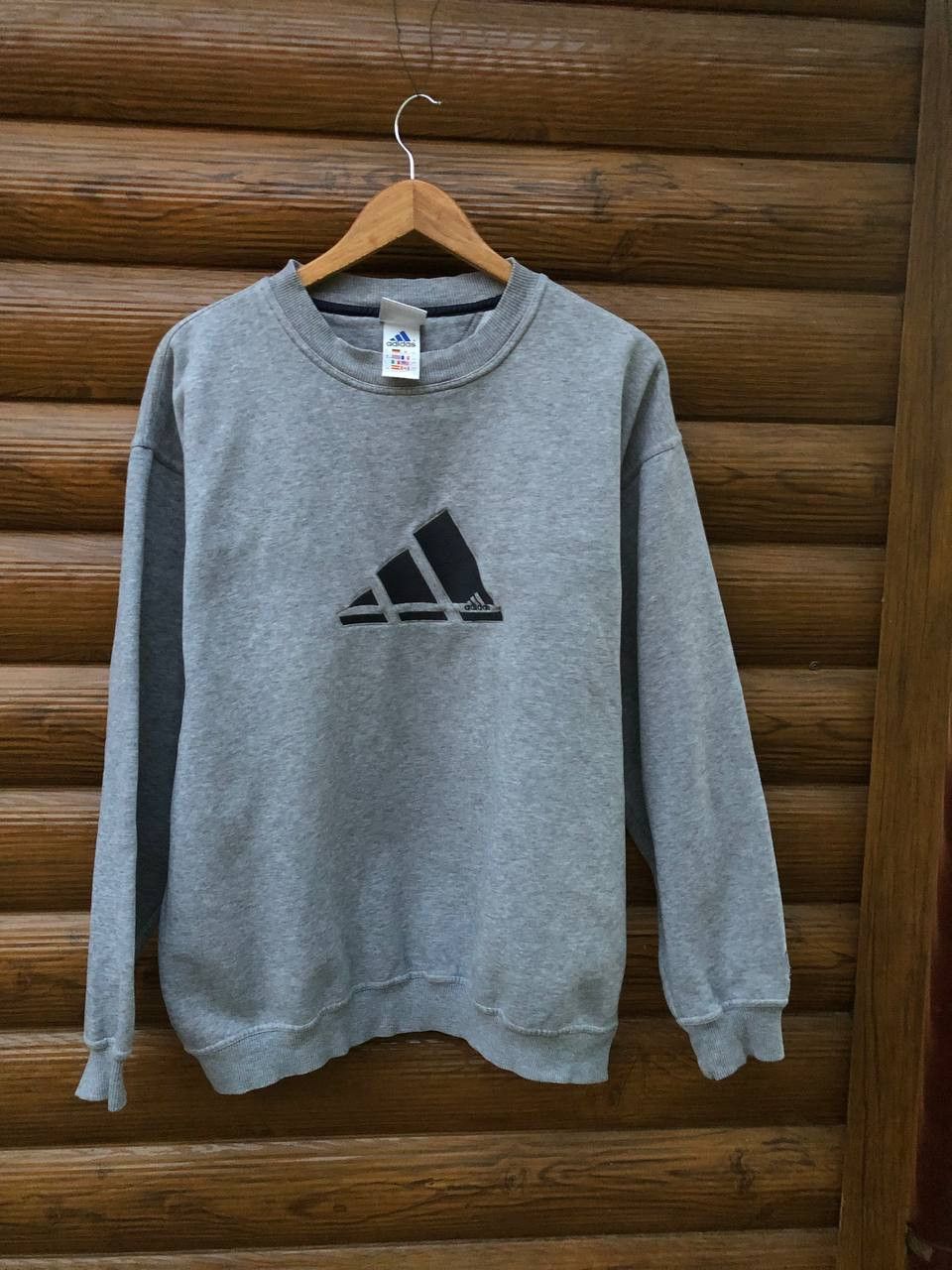Vintage VINTAGE ADIDAS SWEATER 90s Size US L / EU 52-54 / 3 - 1 Thumbnail
