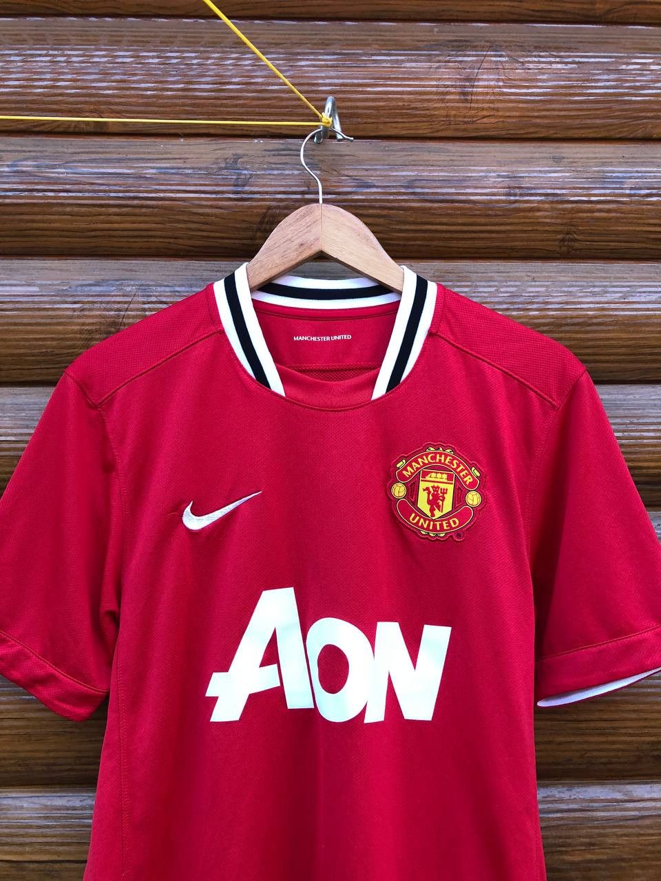 Nike MANCHESTER UNITED HOME FOOTBALL SHIRT SOCCER JERSEY NIKE Size US M / EU 48-50 / 2 - 3 Thumbnail