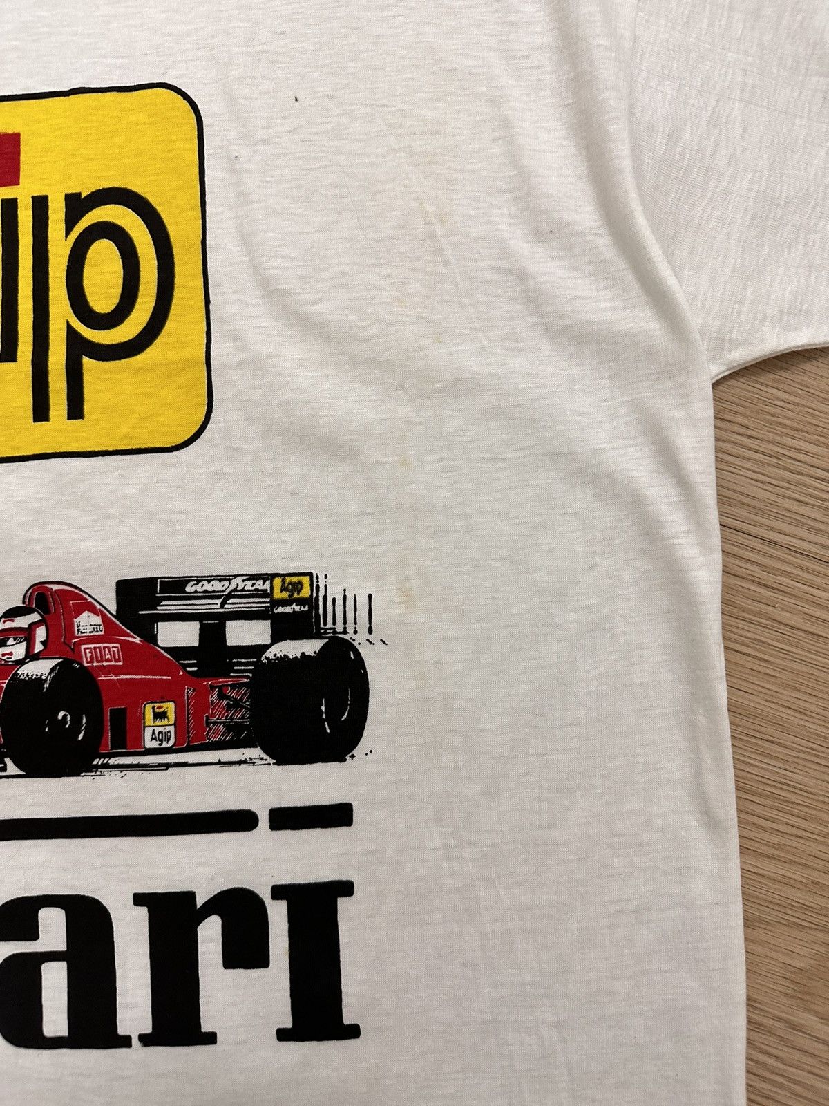 Ferrari × Vintage Rare And Beautiful Vintage Ferrari Agip Formula 1 Tee Size US M / EU 48-50 / 2 - 7 Thumbnail