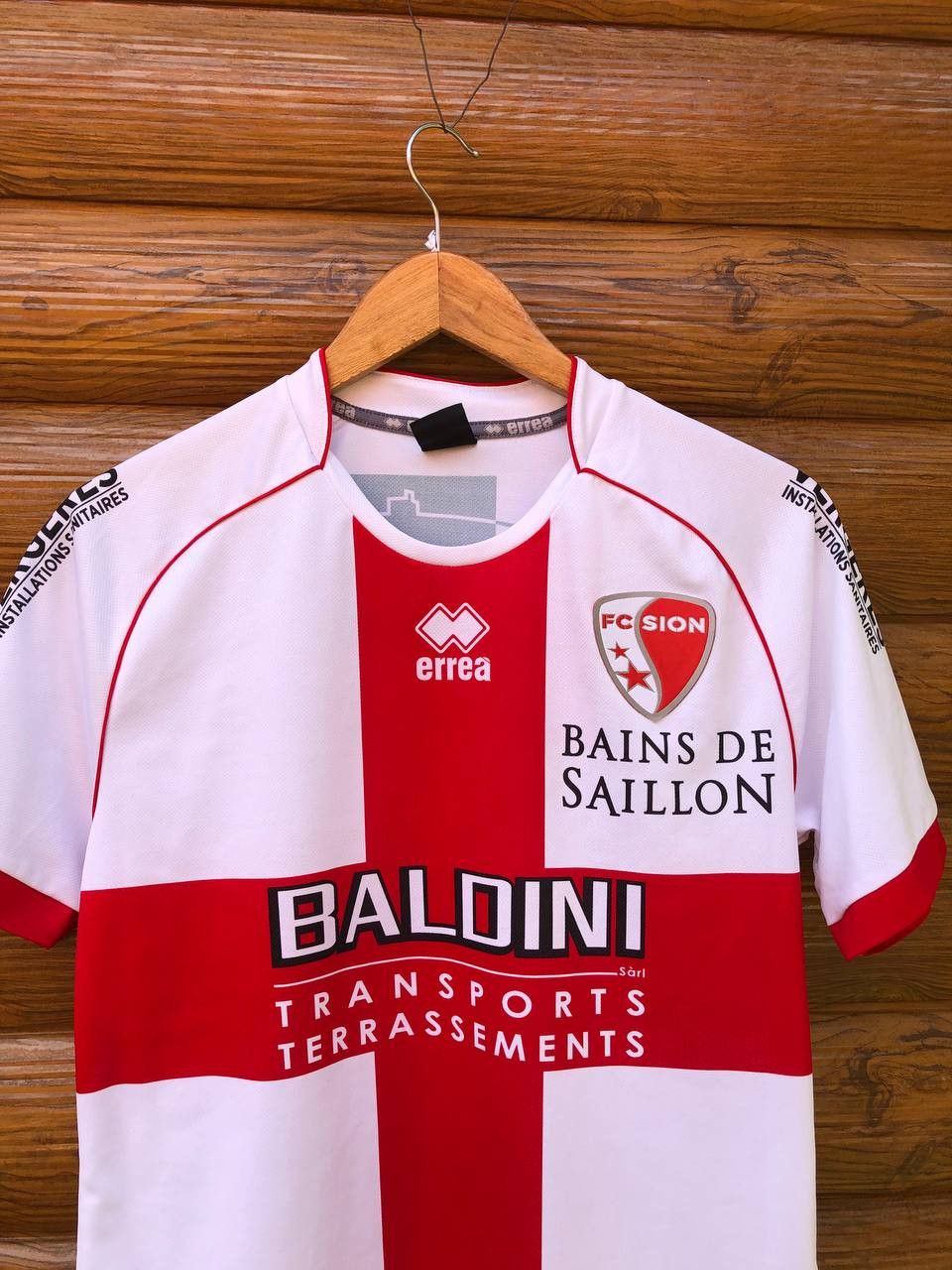 Vintage FC Sion Switzerland 2012/2013 Football Home Shirt Jersey Size US S / EU 44-46 / 1 - 3 Thumbnail