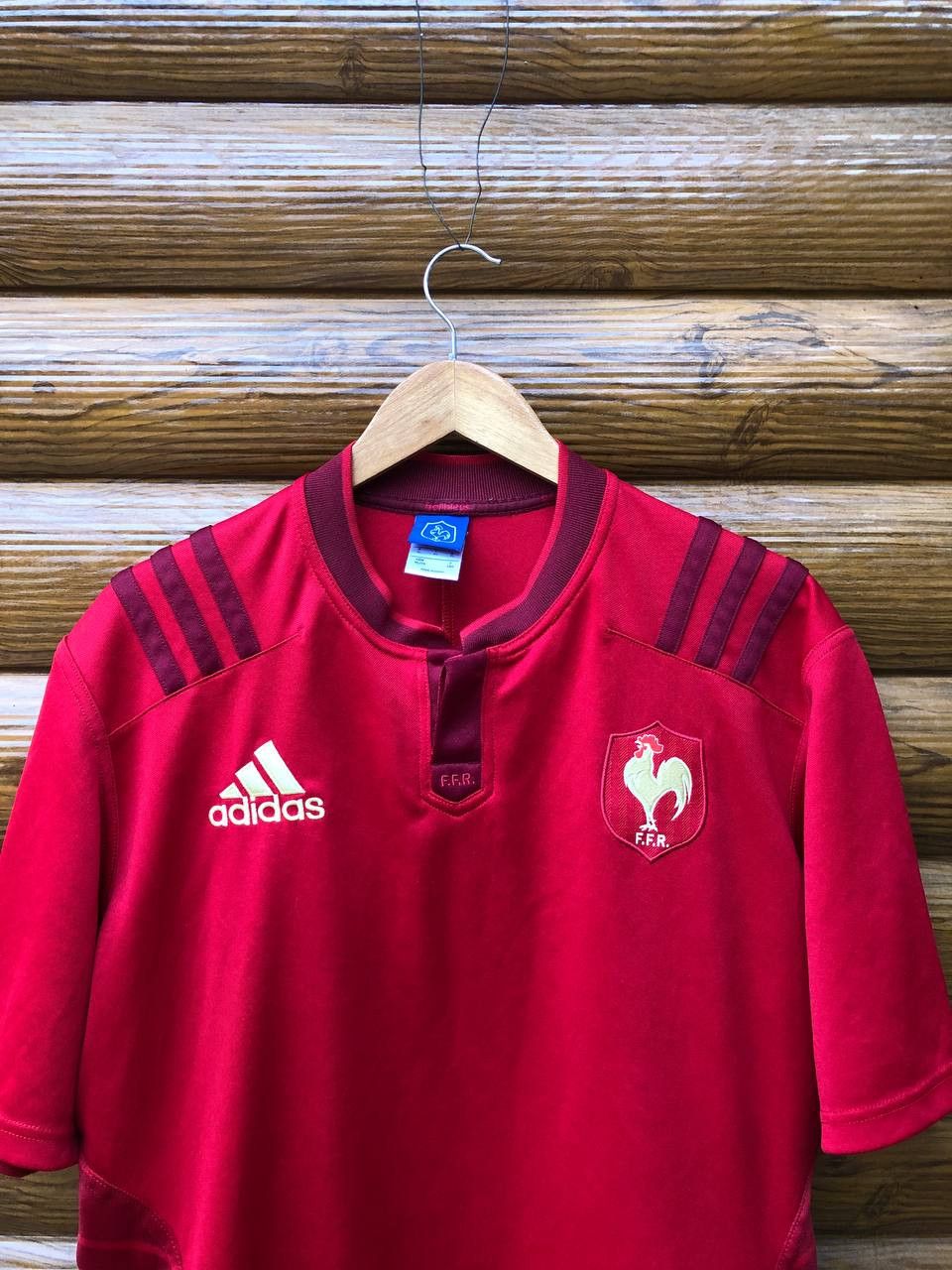 Adidas Vintage Adidas Men's French Rugby Home Jersey Size US XL / EU 56 / 4 - 2 Thumbnail