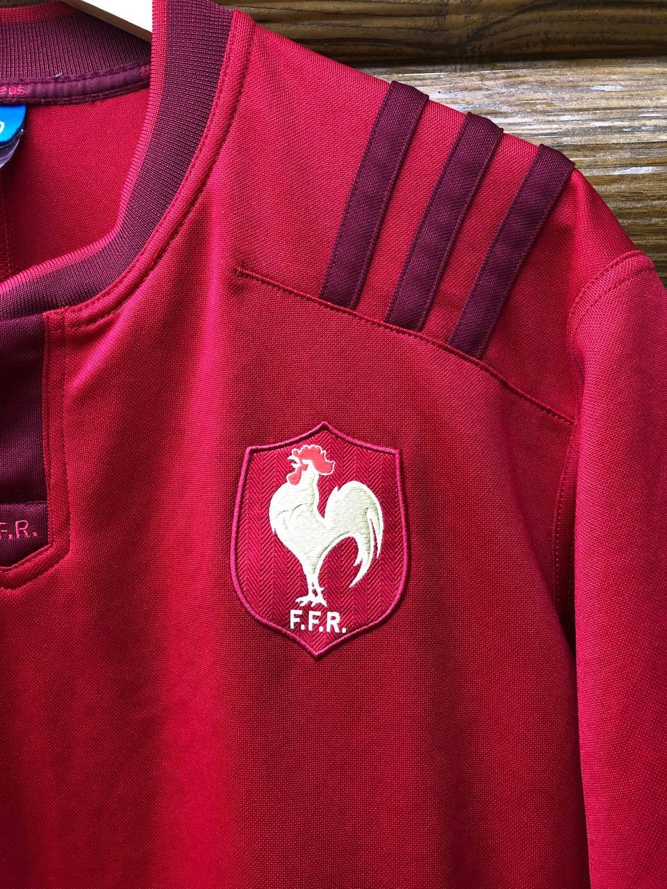 Adidas Vintage Adidas Men's French Rugby Home Jersey Size US XL / EU 56 / 4 - 4 Thumbnail