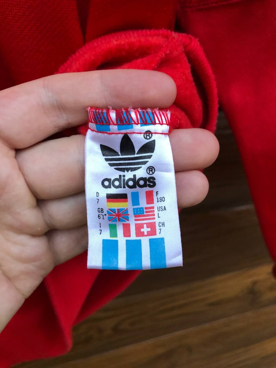 Vintage Vintage Adidas Sweatshirt Big Logo Size US L / EU 52-54 / 3 - 5 Thumbnail