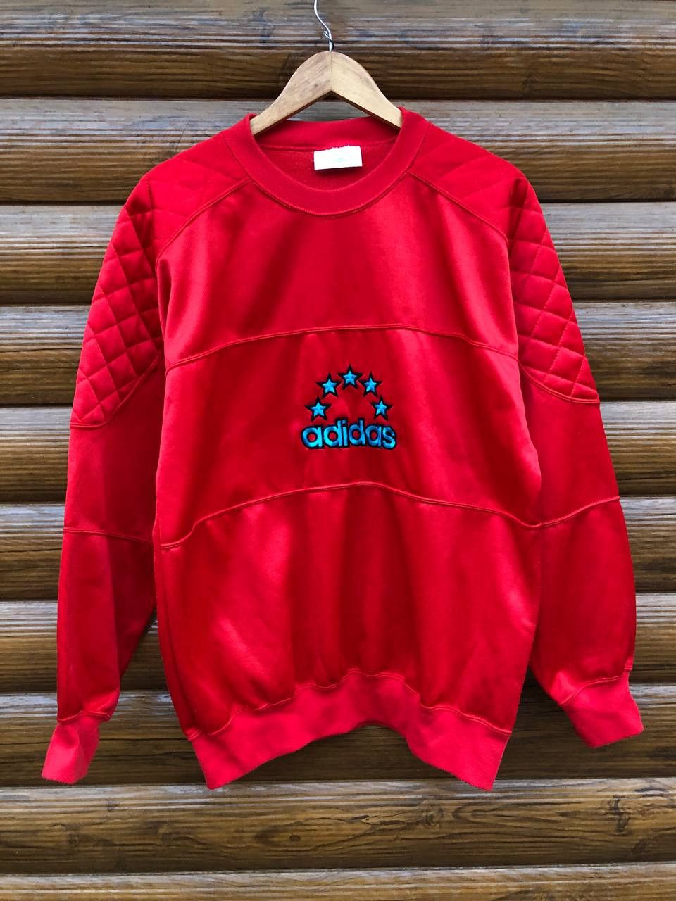 Vintage Vintage Adidas Sweatshirt Big Logo Size US L / EU 52-54 / 3 - 1 Thumbnail