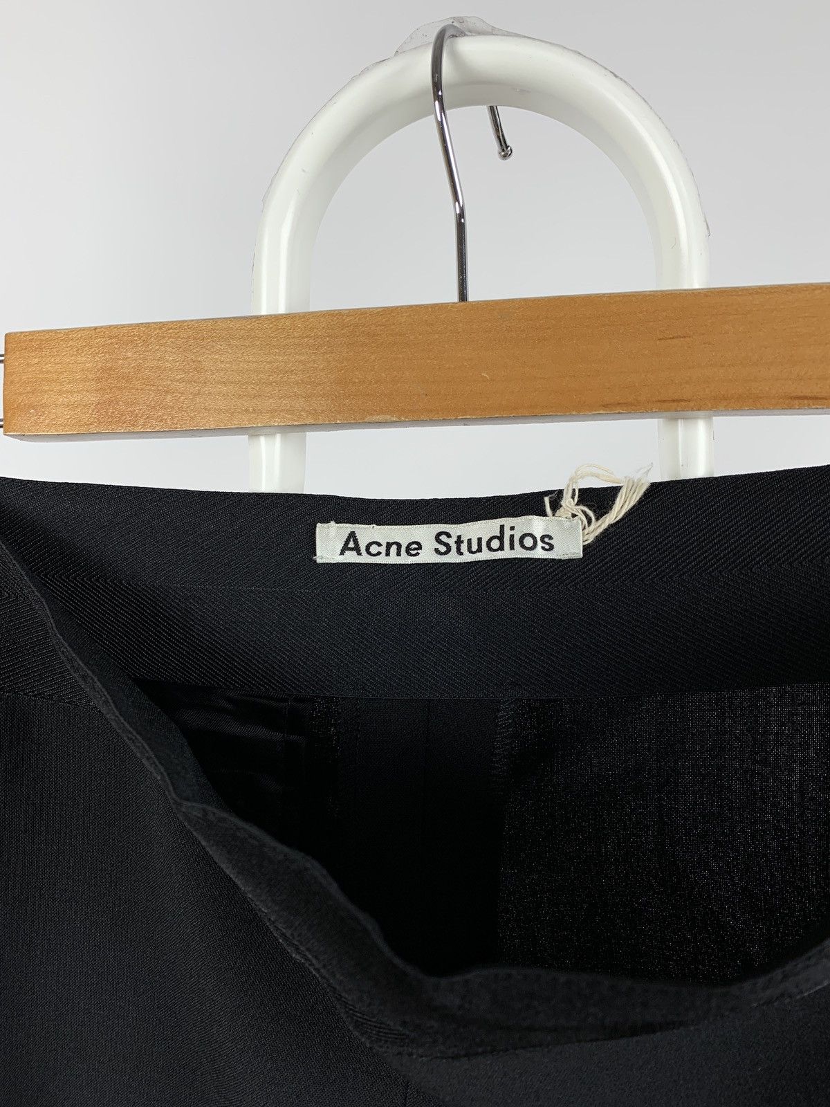 Acne Studios Women’s Acne Studios Hey Bi Stretch Black Trousers Pants Size 26" / US 2 / IT 38 - 16 Thumbnail
