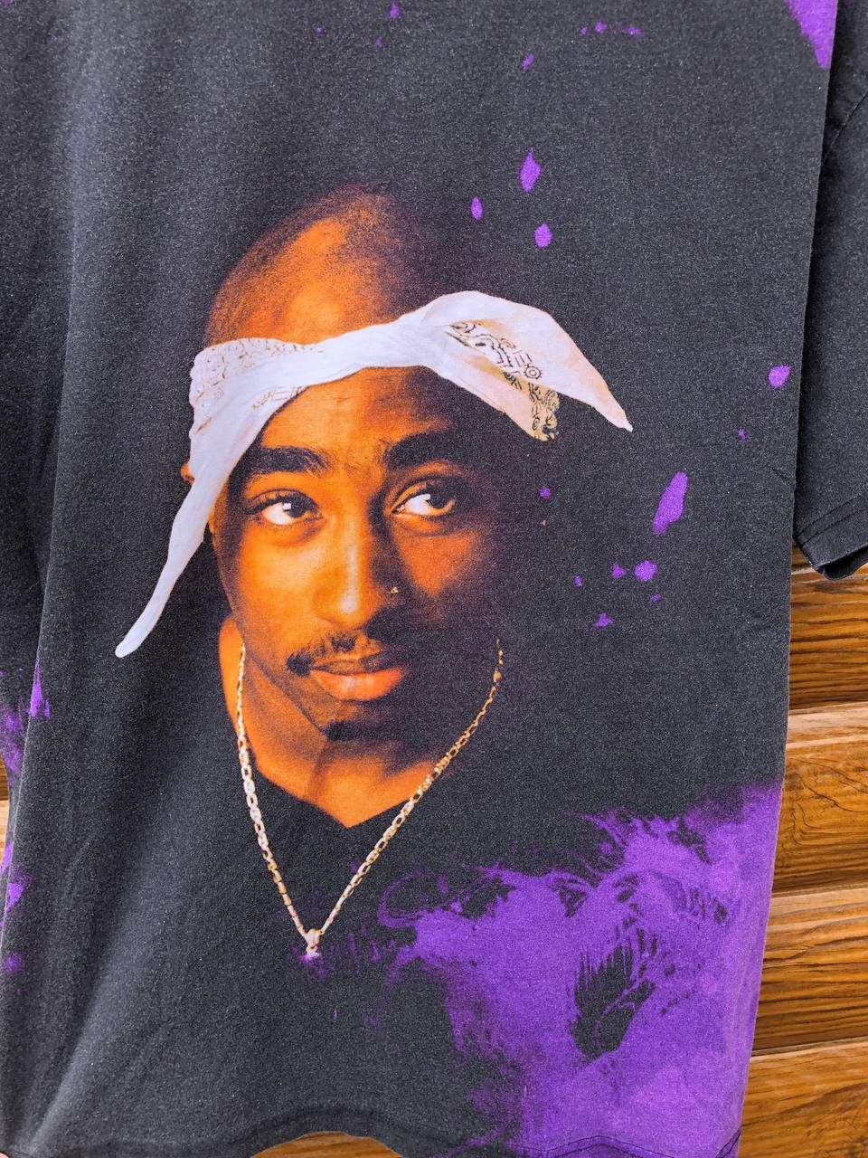 Rap Tees × Vintage Tupac Shirt Size US M / EU 48-50 / 2 - 2 Thumbnail
