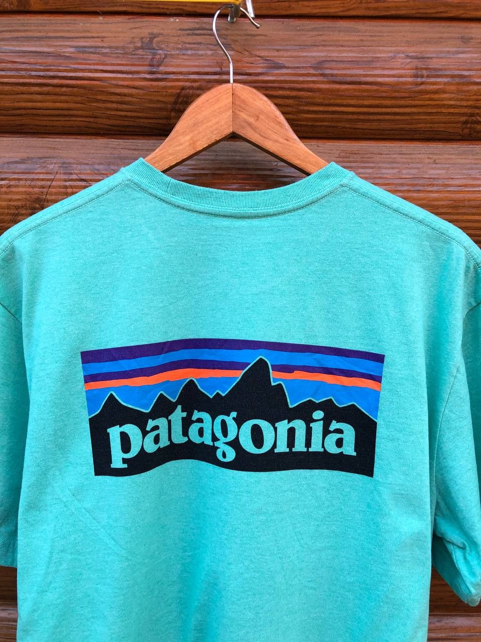 Patagonia Vintage Patagonia Big Logo T- shirt Size US L / EU 52-54 / 3 - 2 Thumbnail