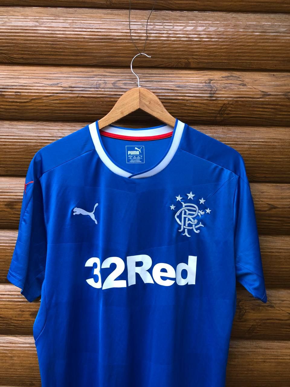Puma × Vintage Glasgow Rangers Football Shirt 2014/15 Puma Soccer Jersey Size US L / EU 52-54 / 3 - 3 Thumbnail
