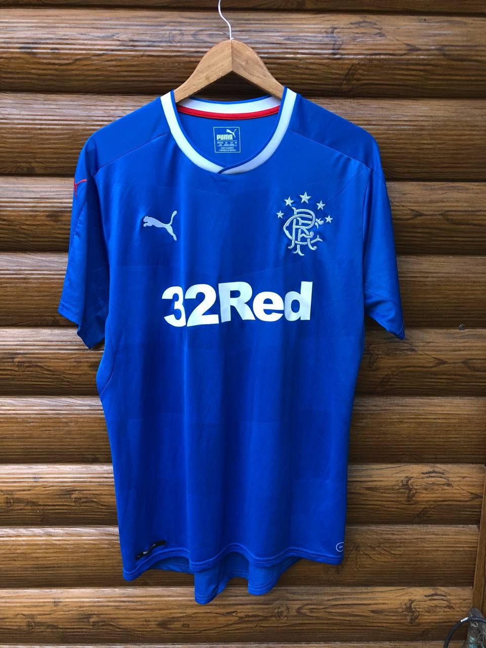 Puma × Vintage Glasgow Rangers Football Shirt 2014/15 Puma Soccer Jersey Size US L / EU 52-54 / 3 - 1 Thumbnail