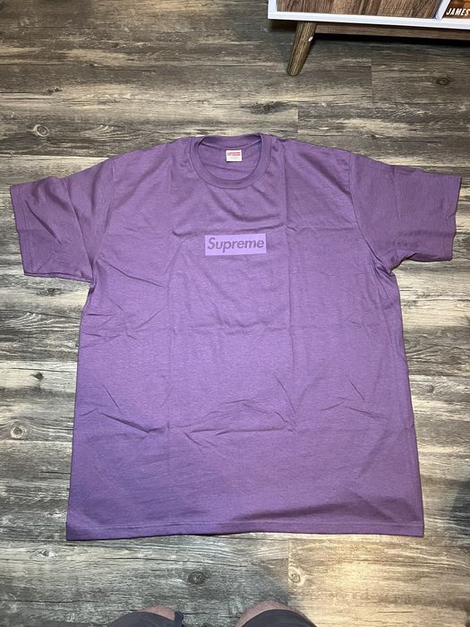 Supreme Supreme Tonal Box Logo- Dusty Purple- Season '23 | Grailed