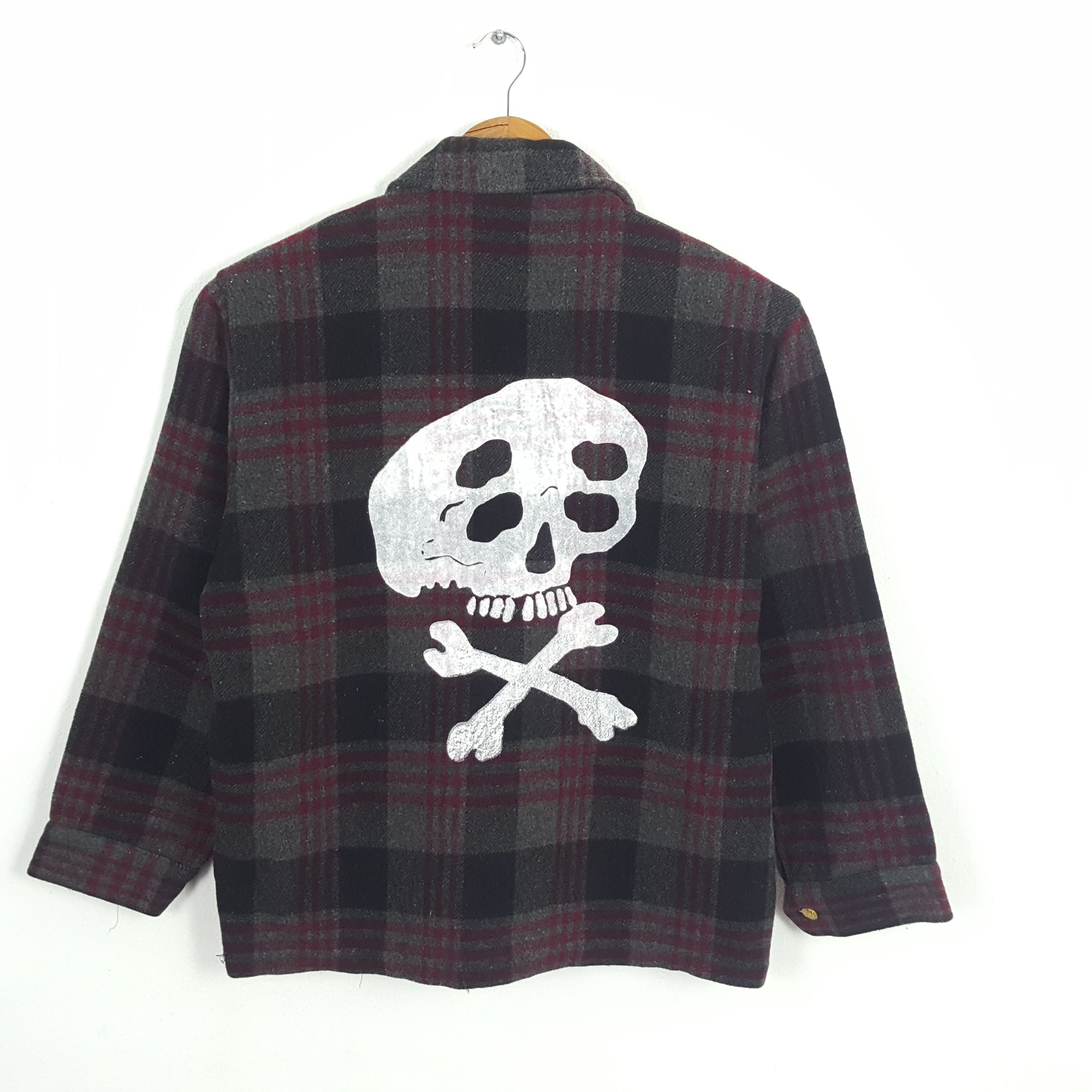 Vintage SKULLS Japanese Brand Designer Style Jacket