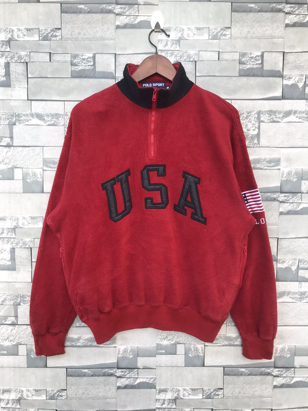 Polo Ralph Lauren Polo Sport By Ralph Lauren Fleece Jacket Size US M / EU 48-50 / 2 - 1 Thumbnail