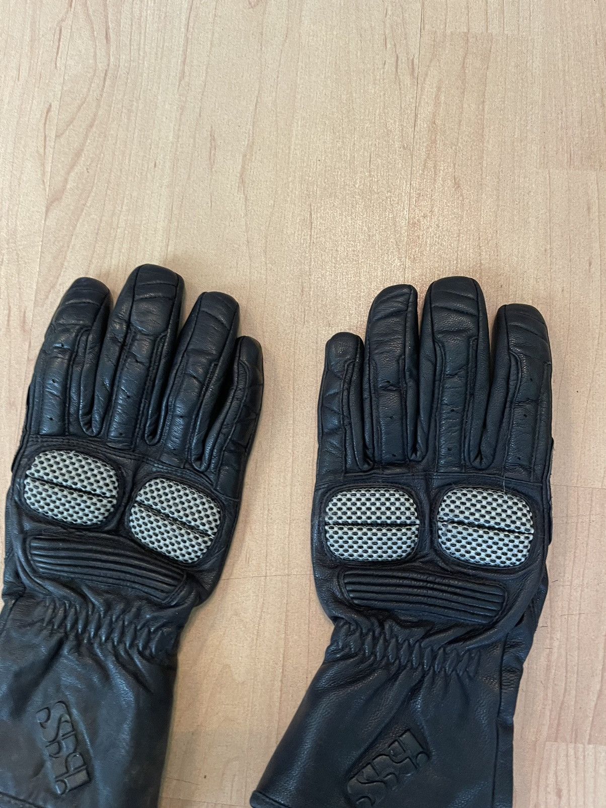 Vintage IXS motorcycle bike leather vintage 90s racing gloves Size 34 - 8 Thumbnail