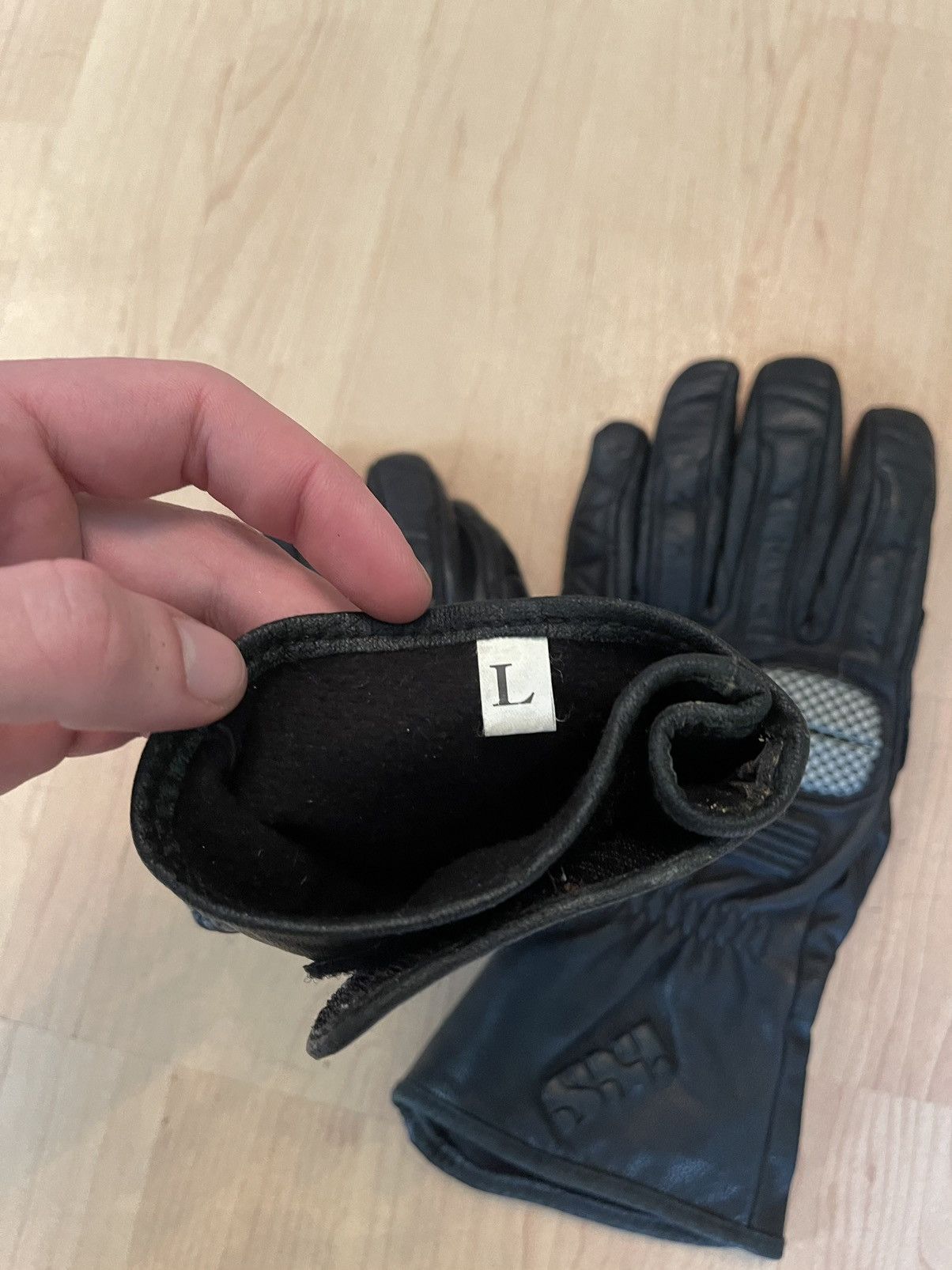 Vintage IXS motorcycle bike leather vintage 90s racing gloves Size 34 - 10 Thumbnail
