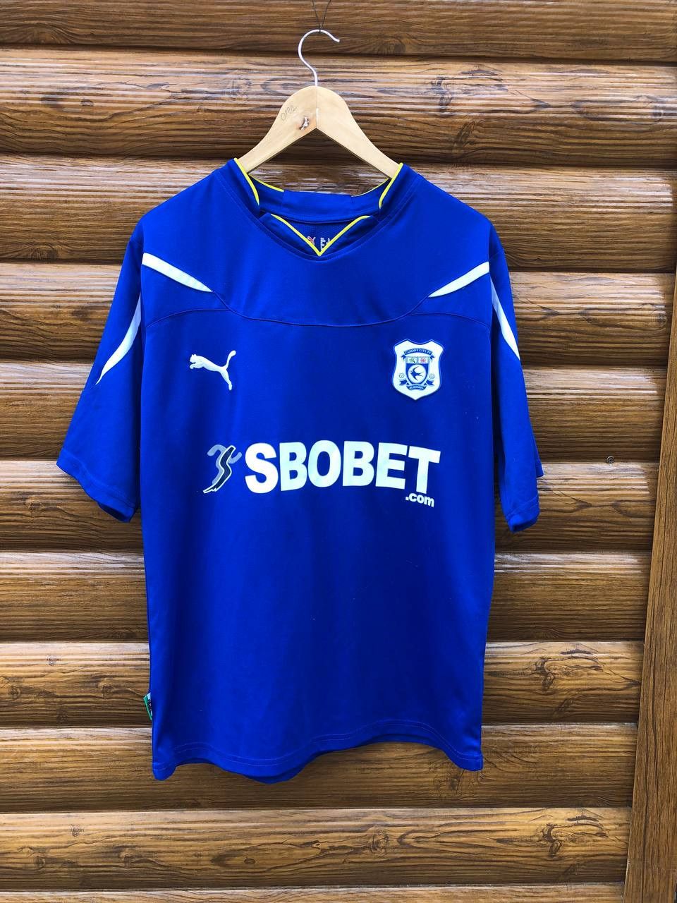Puma CARDIFF CITY HOME FOOTBALL SOCCER SHIRT JERSEY PUMA Size US L / EU 52-54 / 3 - 1 Thumbnail