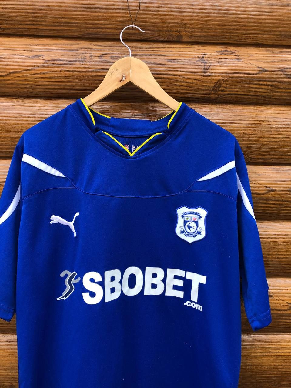 Puma CARDIFF CITY HOME FOOTBALL SOCCER SHIRT JERSEY PUMA Size US L / EU 52-54 / 3 - 2 Thumbnail