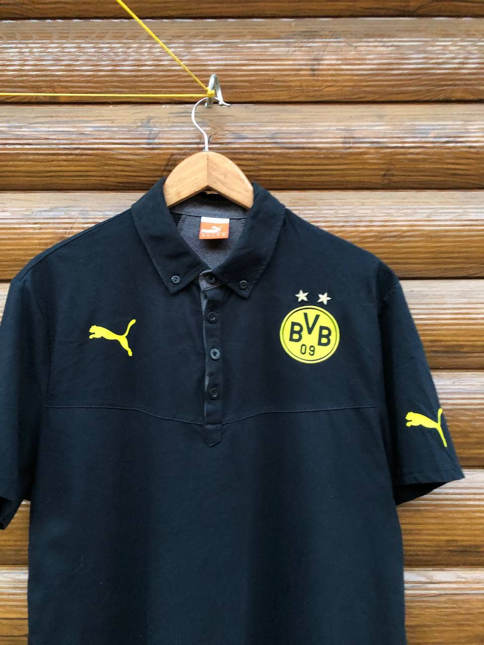Puma Borussia Dortmund Polo Football Soccer Shirt Size US XL / EU 56 / 4 - 2 Thumbnail