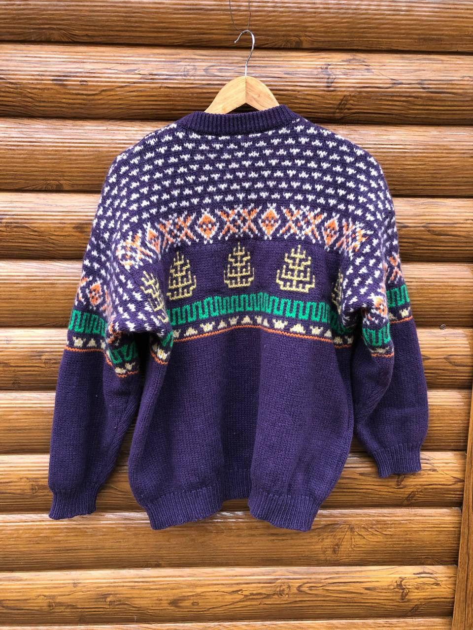 Vintage Vintage 80’s Benetton Knit wool Sweater Size US XL / EU 56 / 4 - 3 Thumbnail