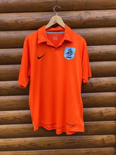 NIKE KNVB NETHERLANDS HOLLAND FOOTBALL SOCCER JERSEY POLO SHIRT XXL V  NISTELROOY