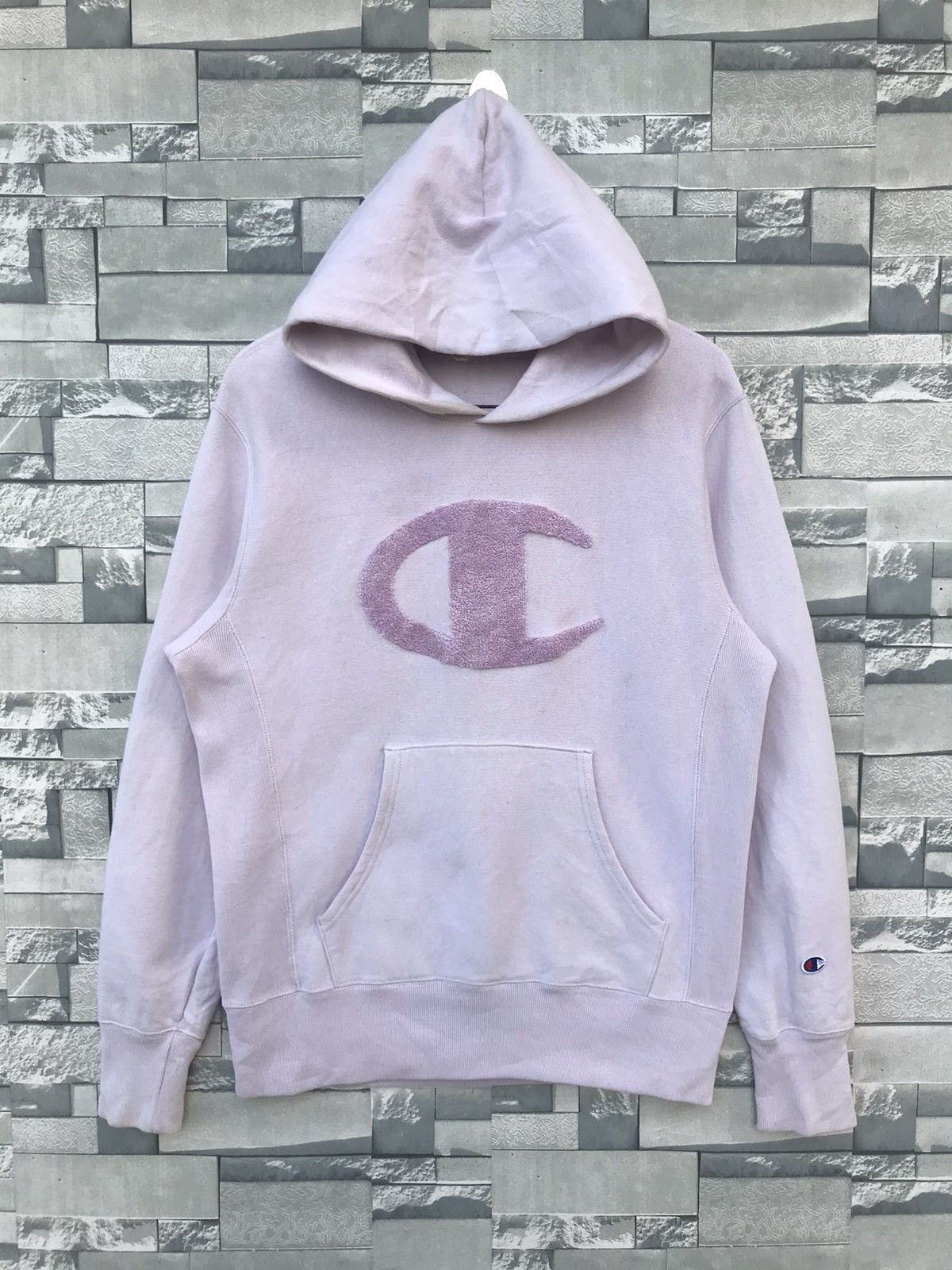 Champion × Vintage Vintage Champion Big Logo Hoodie Size US M / EU 48-50 / 2 - 1 Thumbnail