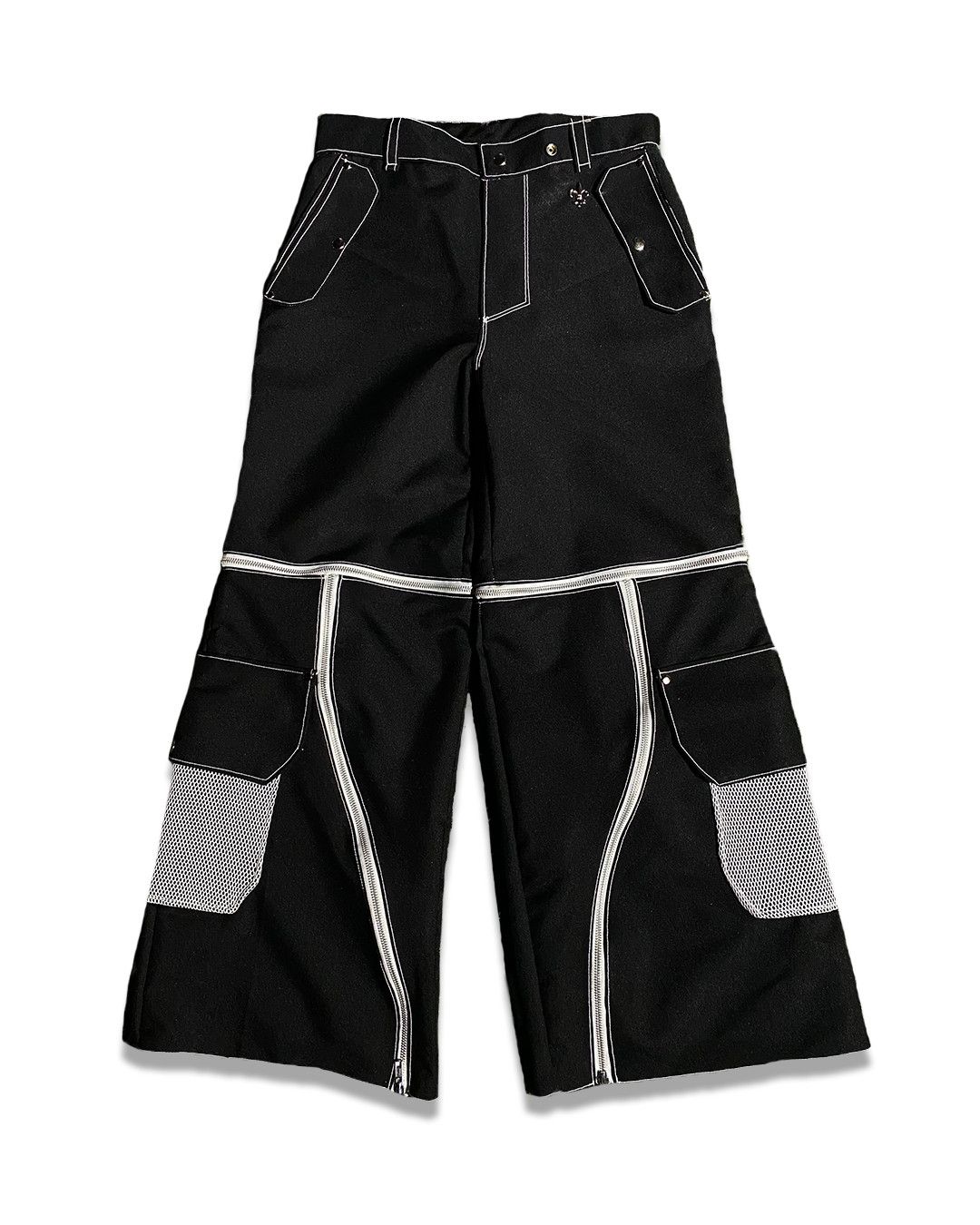Black Nylon Tactical Pants