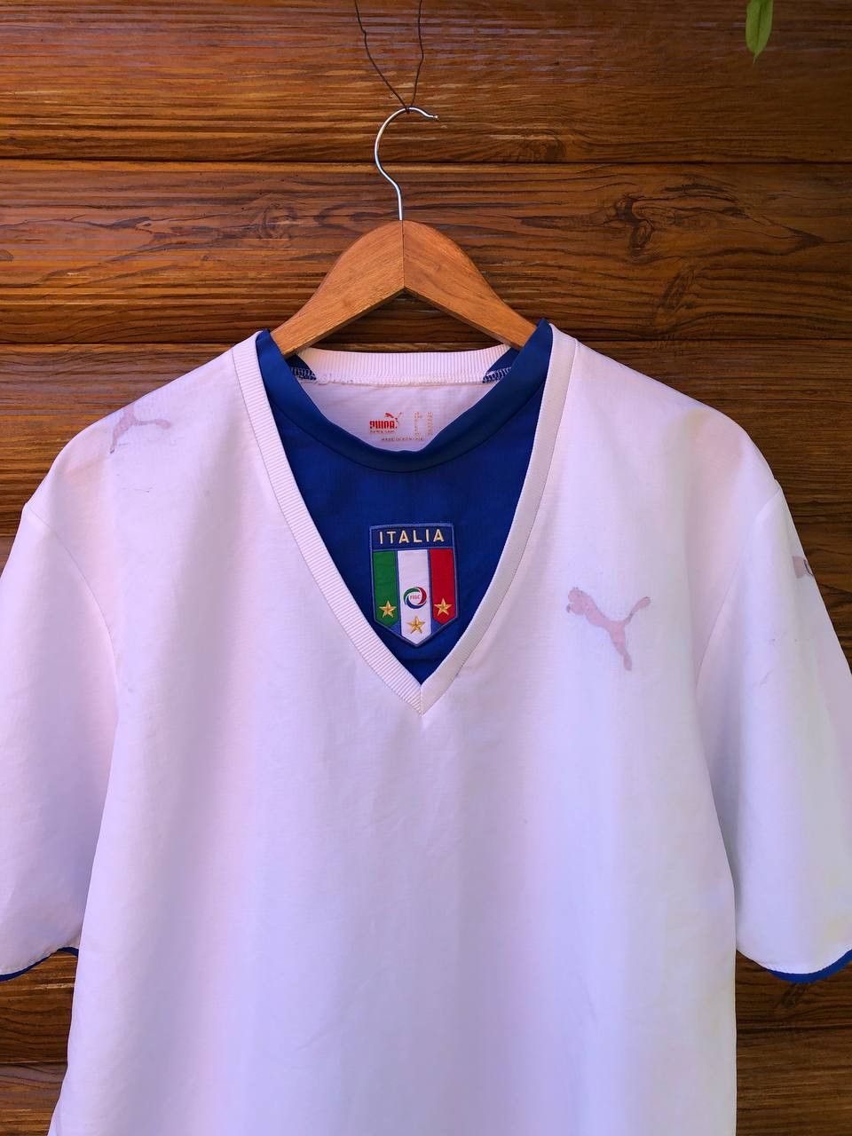 Puma ITALY HOME FOOTBALL SHIRT SOCCER JERSEY PUMA Size US XL / EU 56 / 4 - 3 Thumbnail
