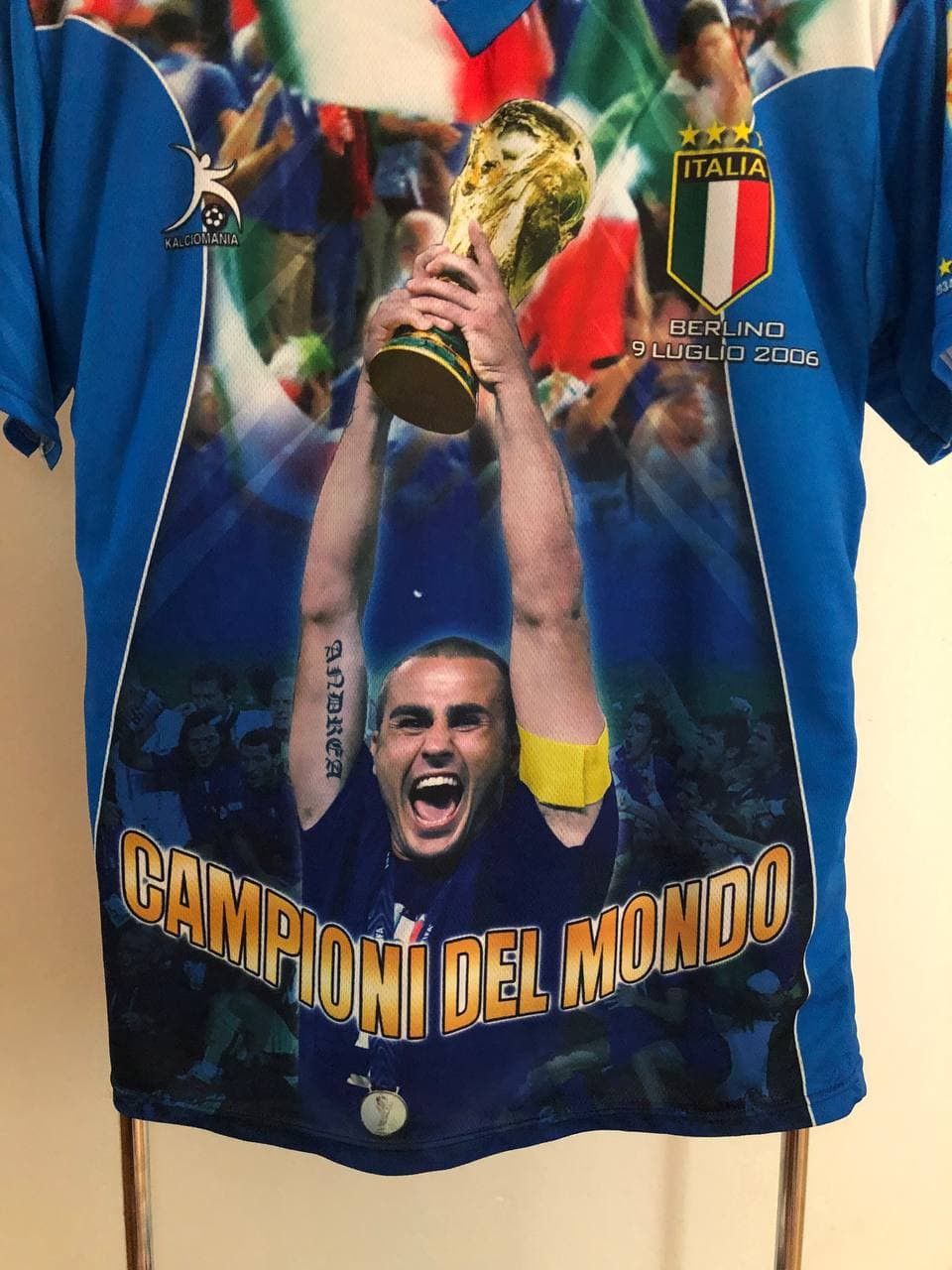 Vintage Vintage Italy World Cup Champion T-Shirt Size US M / EU 48-50 / 2 - 2 Thumbnail