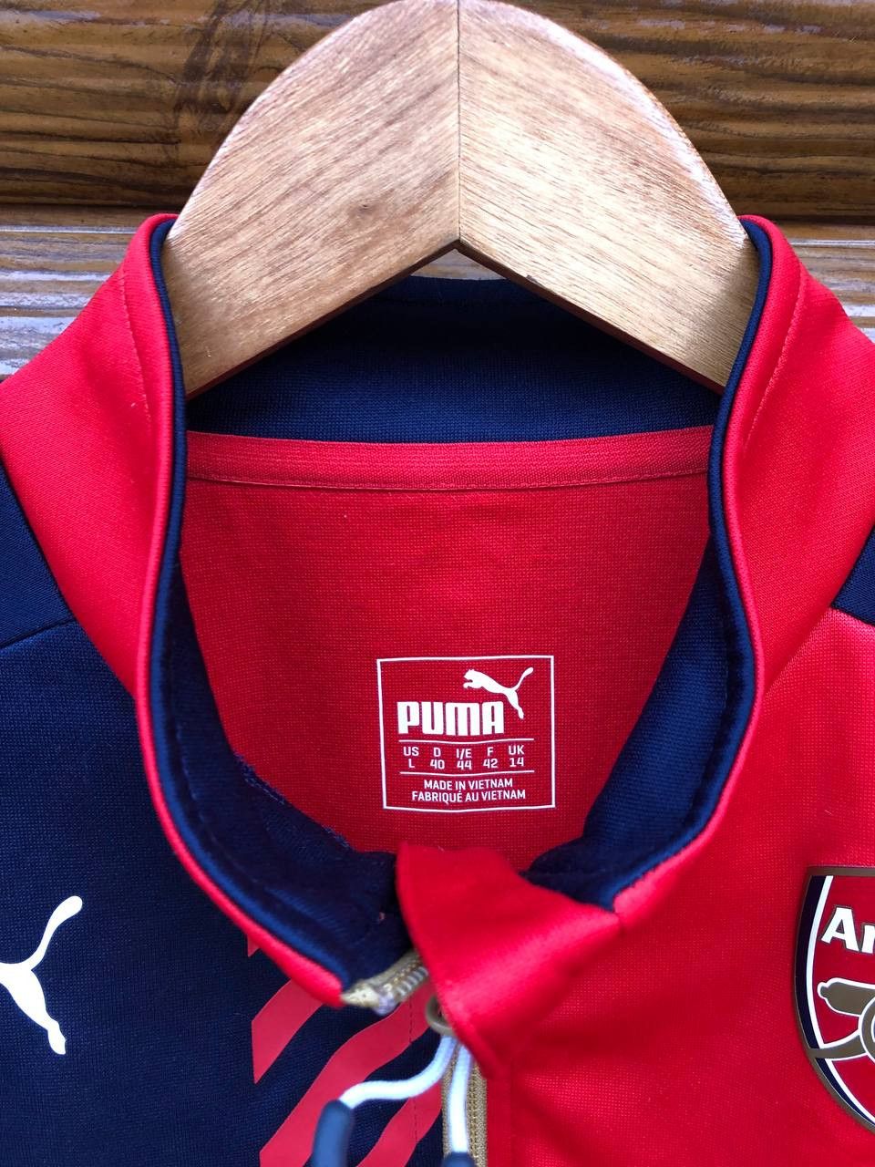 Puma Arsenal London Football Soccer Longsleeve Jersey Puma Size L / US 10 / IT 46 - 4 Thumbnail