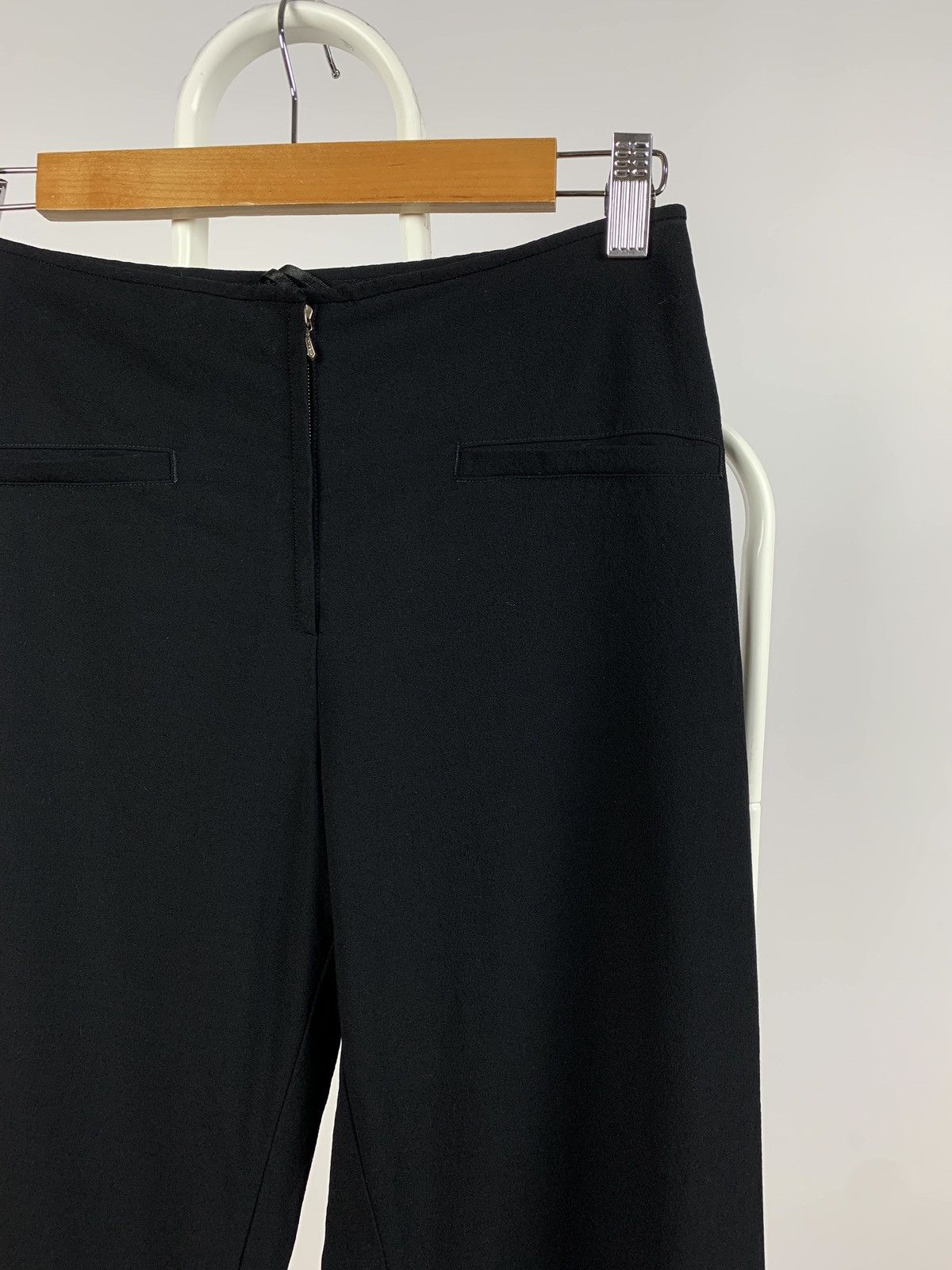Jil Sander Vintage Jil Sander Women’s Black Wool/Nylon Trousers Pants Size 24" / US 00 / IT 34 - 4 Thumbnail