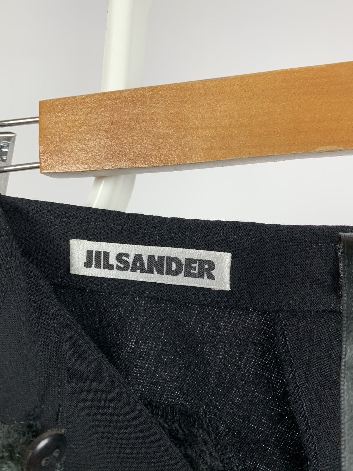 Jil Sander Vintage Jil Sander Women’s Black Wool/Nylon Trousers Pants Size 24" / US 00 / IT 34 - 8 Thumbnail