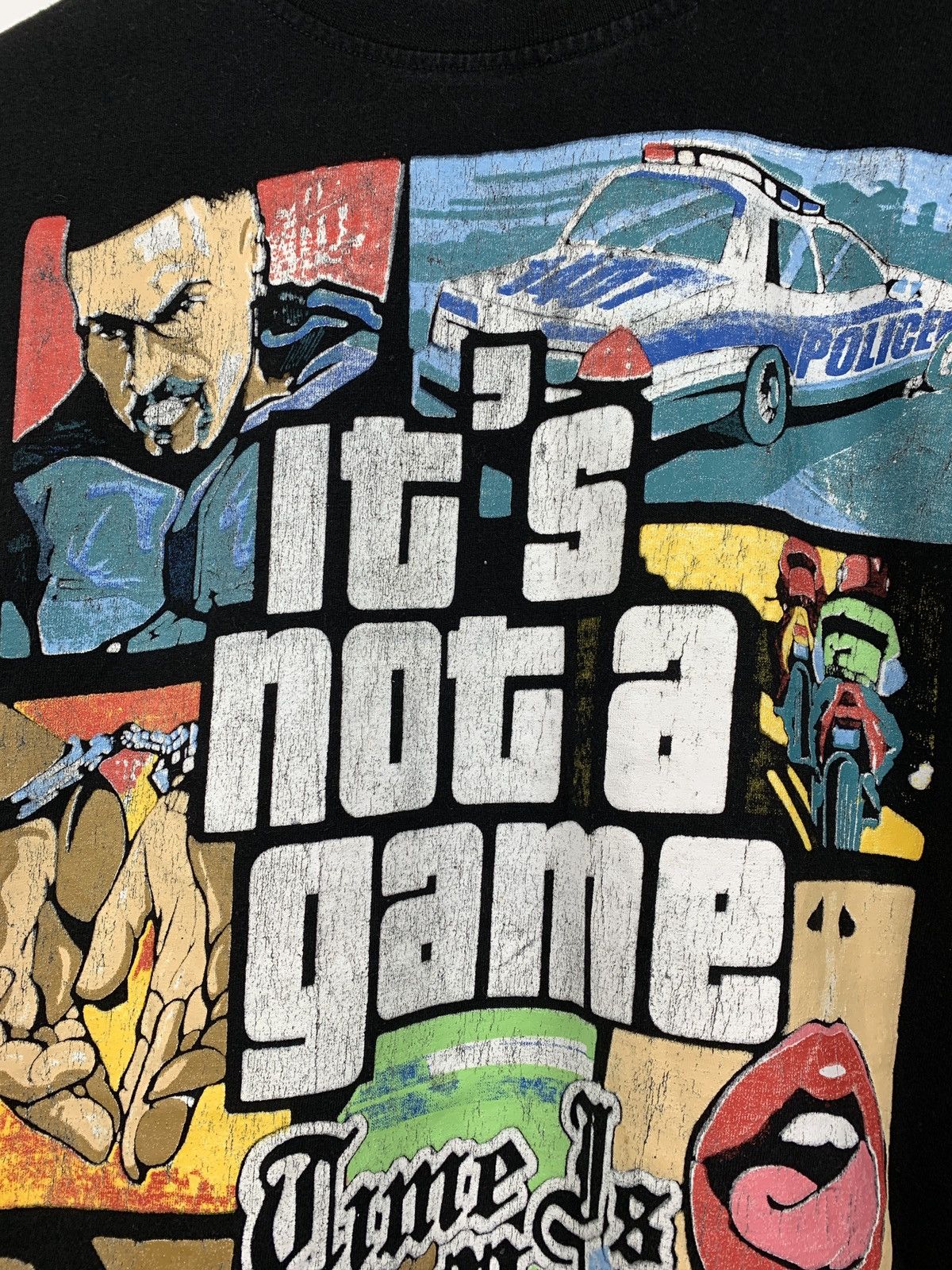 Rockstar Games Vintage Time Is Money GTA San Andreas T-Shirt Size US L / EU 52-54 / 3 - 6 Thumbnail