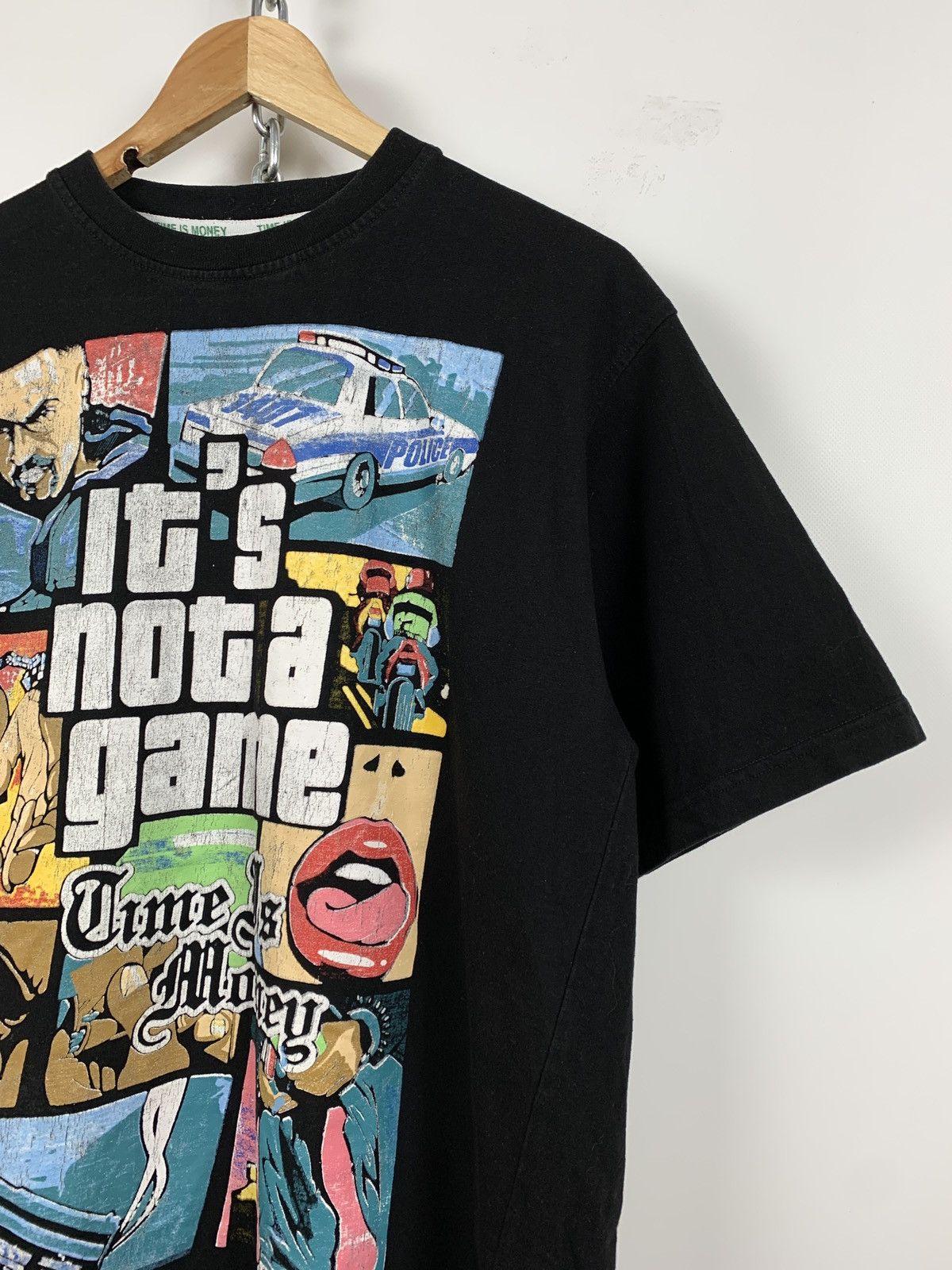 Rockstar Games Vintage Time Is Money GTA San Andreas T-Shirt Size US L / EU 52-54 / 3 - 3 Thumbnail