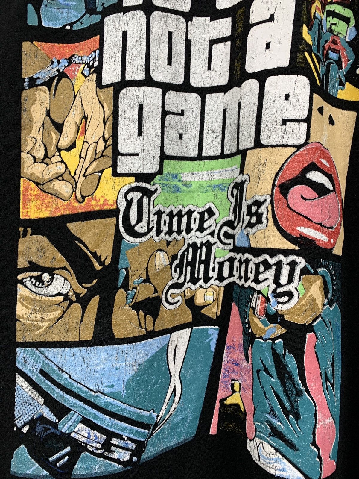 Rockstar Games Vintage Time Is Money GTA San Andreas T-Shirt Size US L / EU 52-54 / 3 - 7 Thumbnail