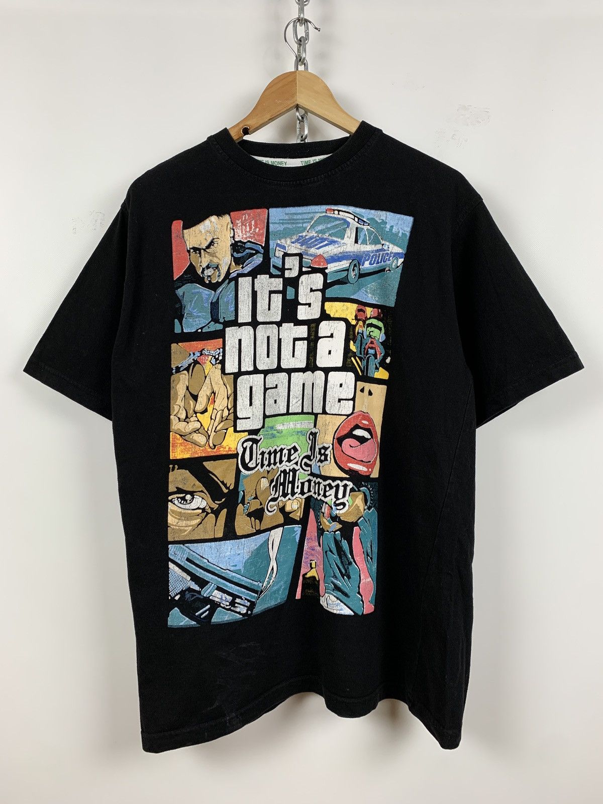 Rockstar Games Vintage Time Is Money GTA San Andreas T-Shirt Size US L / EU 52-54 / 3 - 1 Thumbnail