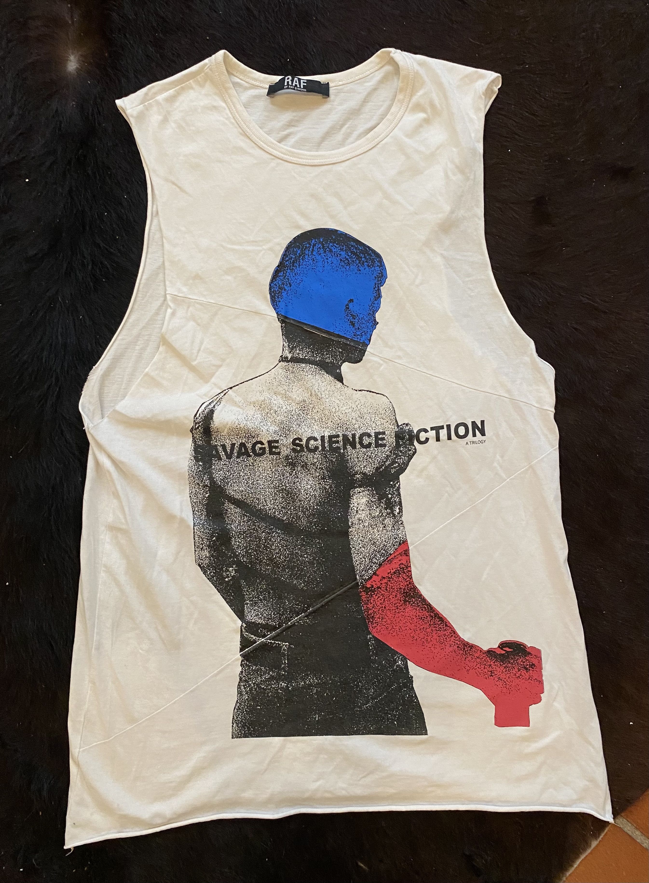 Raf Simons × Raf by Raf Simons RAF BY Raf Simons SS06 savage science fiction  sleeveless | Grailed